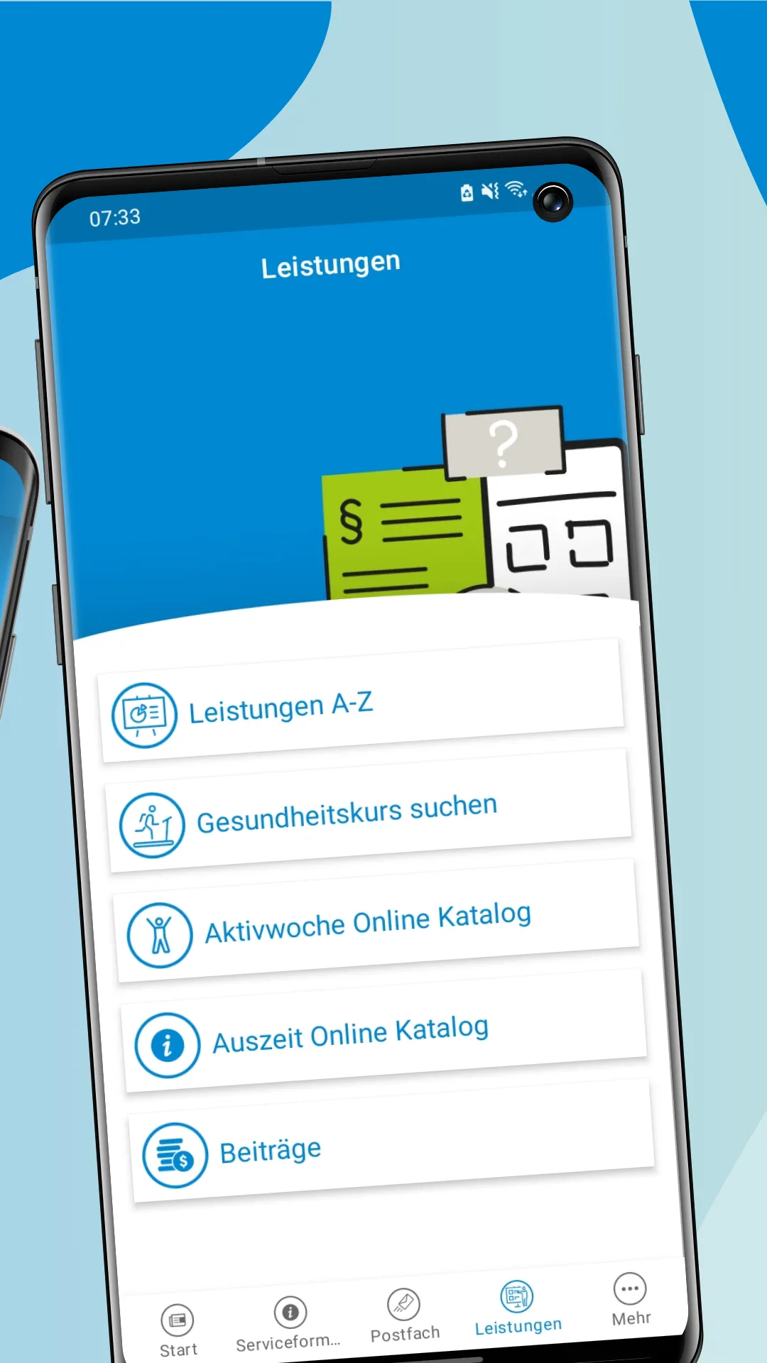 Heimat Krankenkasse ServiceApp | Indus Appstore | Screenshot