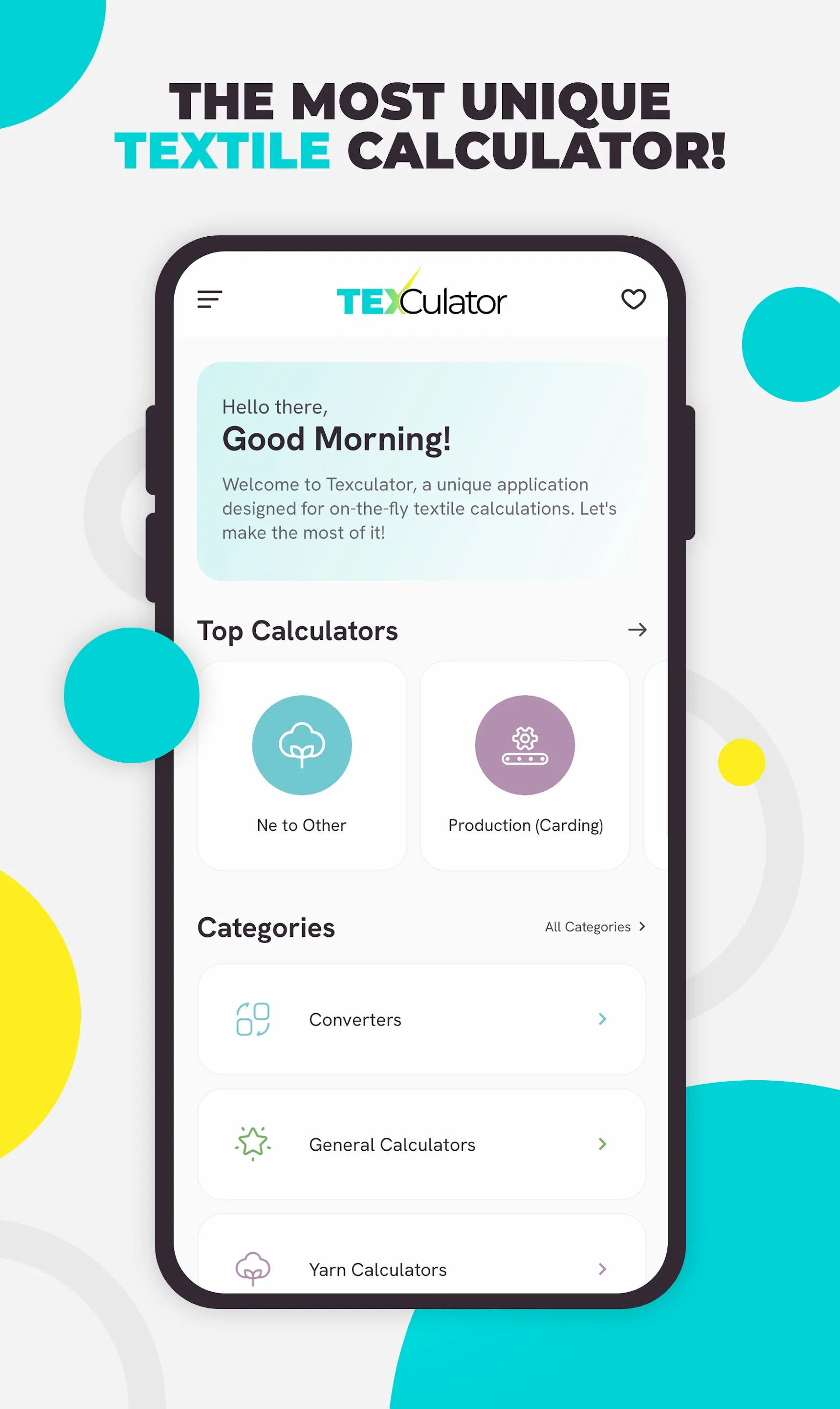 Texculator: Textile Calculator | Indus Appstore | Screenshot