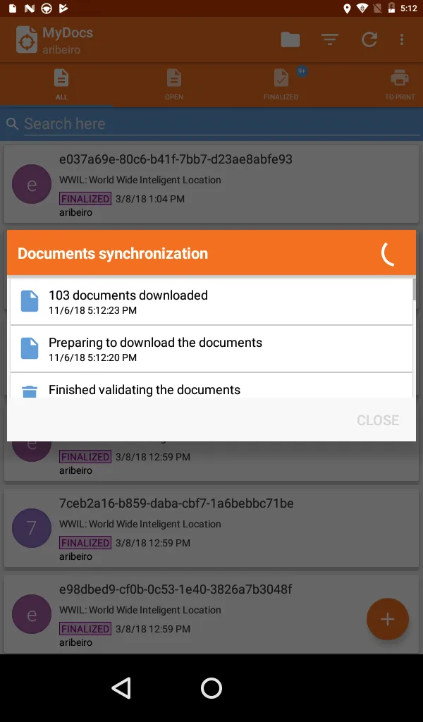 Quatenus MyDocs | Indus Appstore | Screenshot