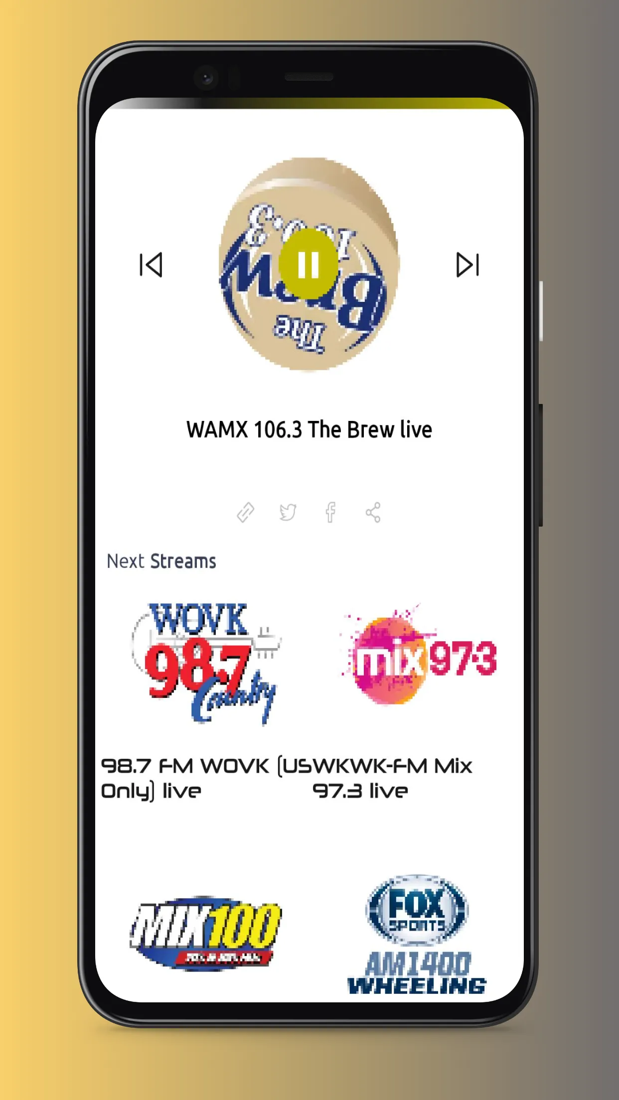 West Virginia Radio Stations | Indus Appstore | Screenshot