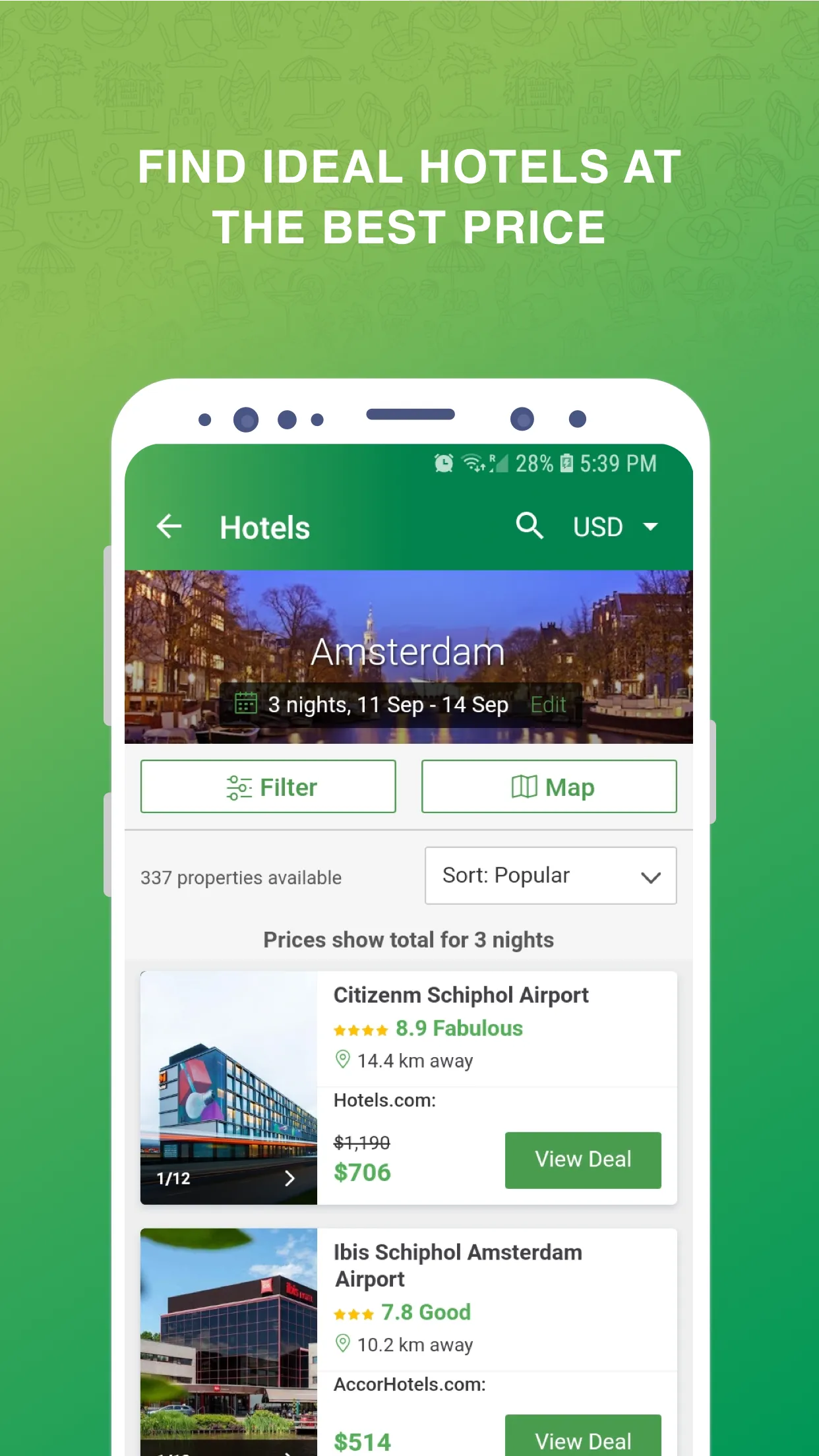 Hotel Booking App - HotelDad | Indus Appstore | Screenshot