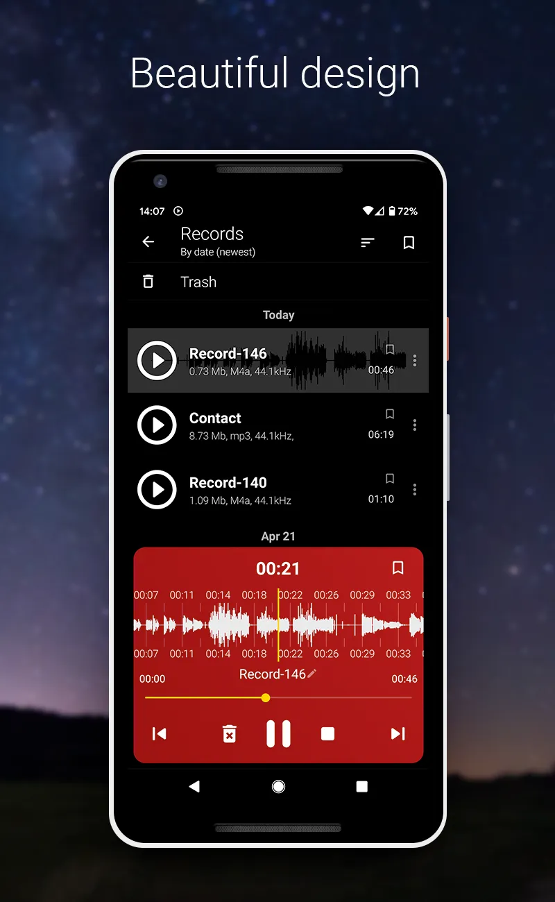 Audio Recorder | Indus Appstore | Screenshot