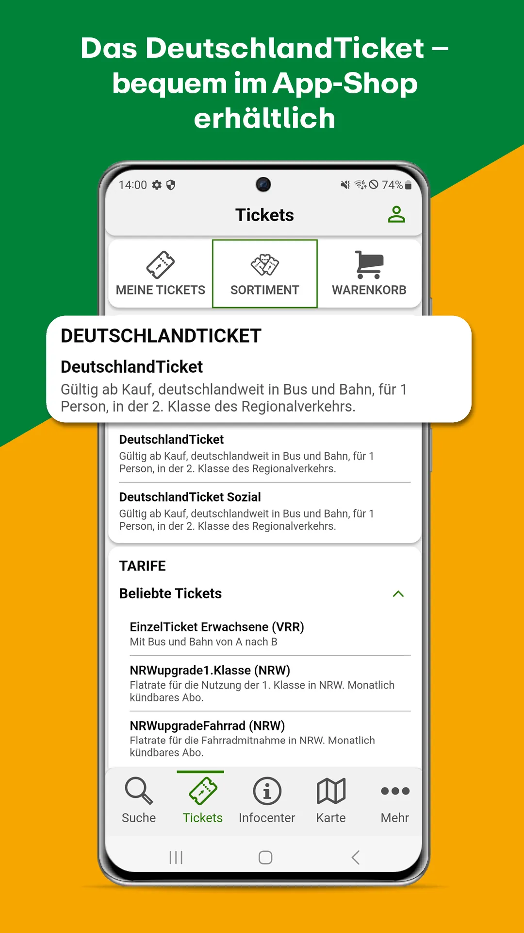 VRR App & DeutschlandTicket | Indus Appstore | Screenshot