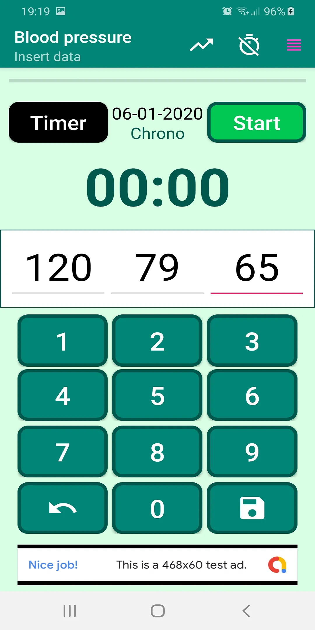 Blood Pressure Register | Indus Appstore | Screenshot