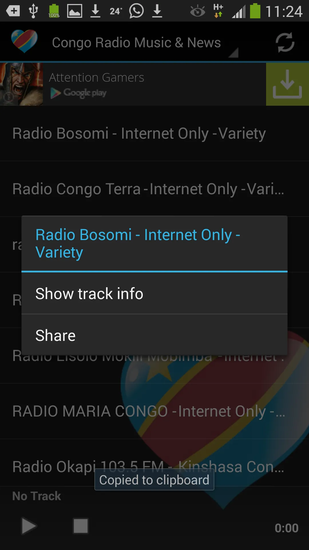 Congo Radio Music & News | Indus Appstore | Screenshot