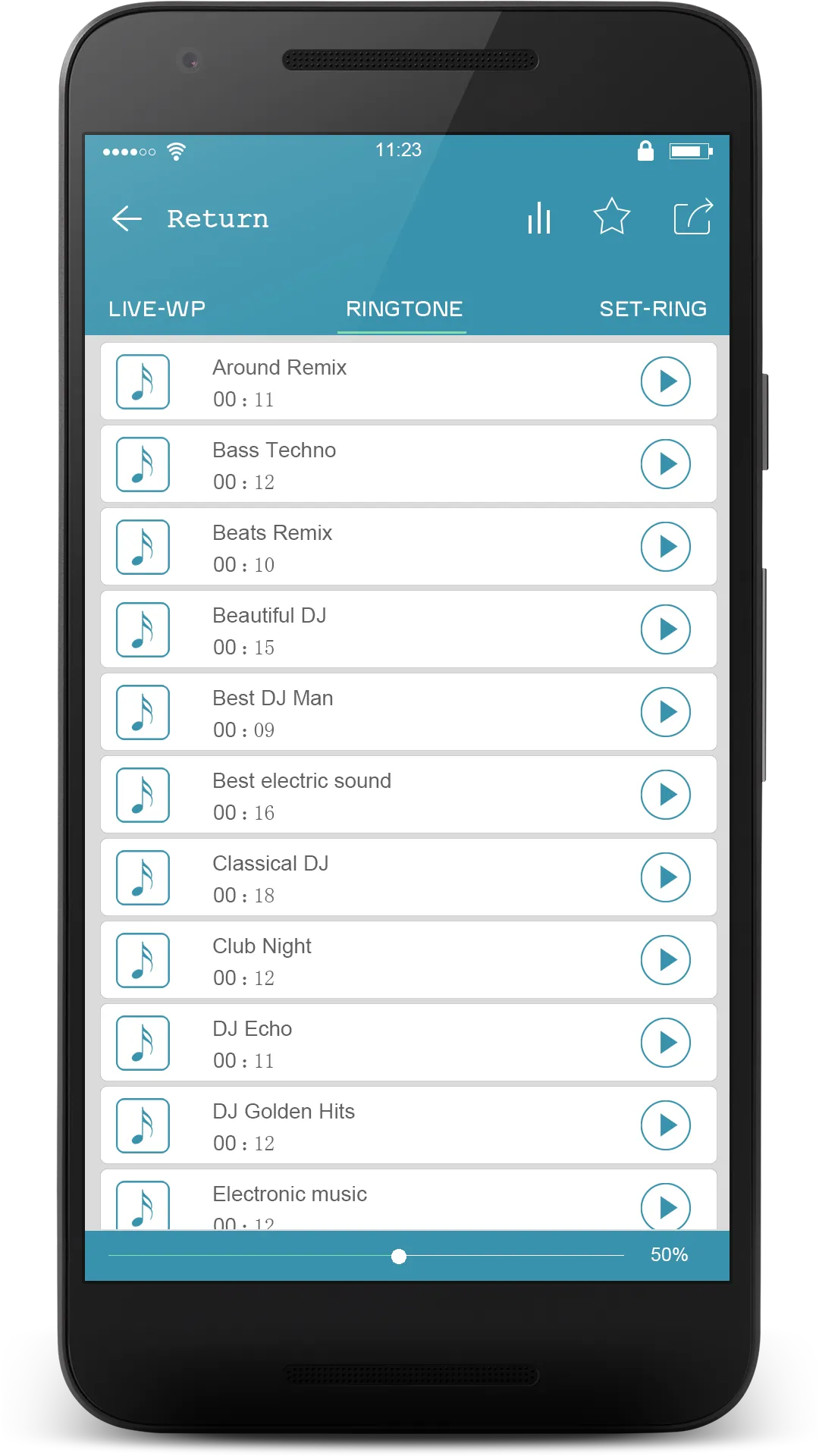 DJ Remix Electronic Ringtones | Indus Appstore | Screenshot