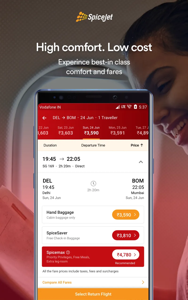 SpiceJet | Indus Appstore | Screenshot