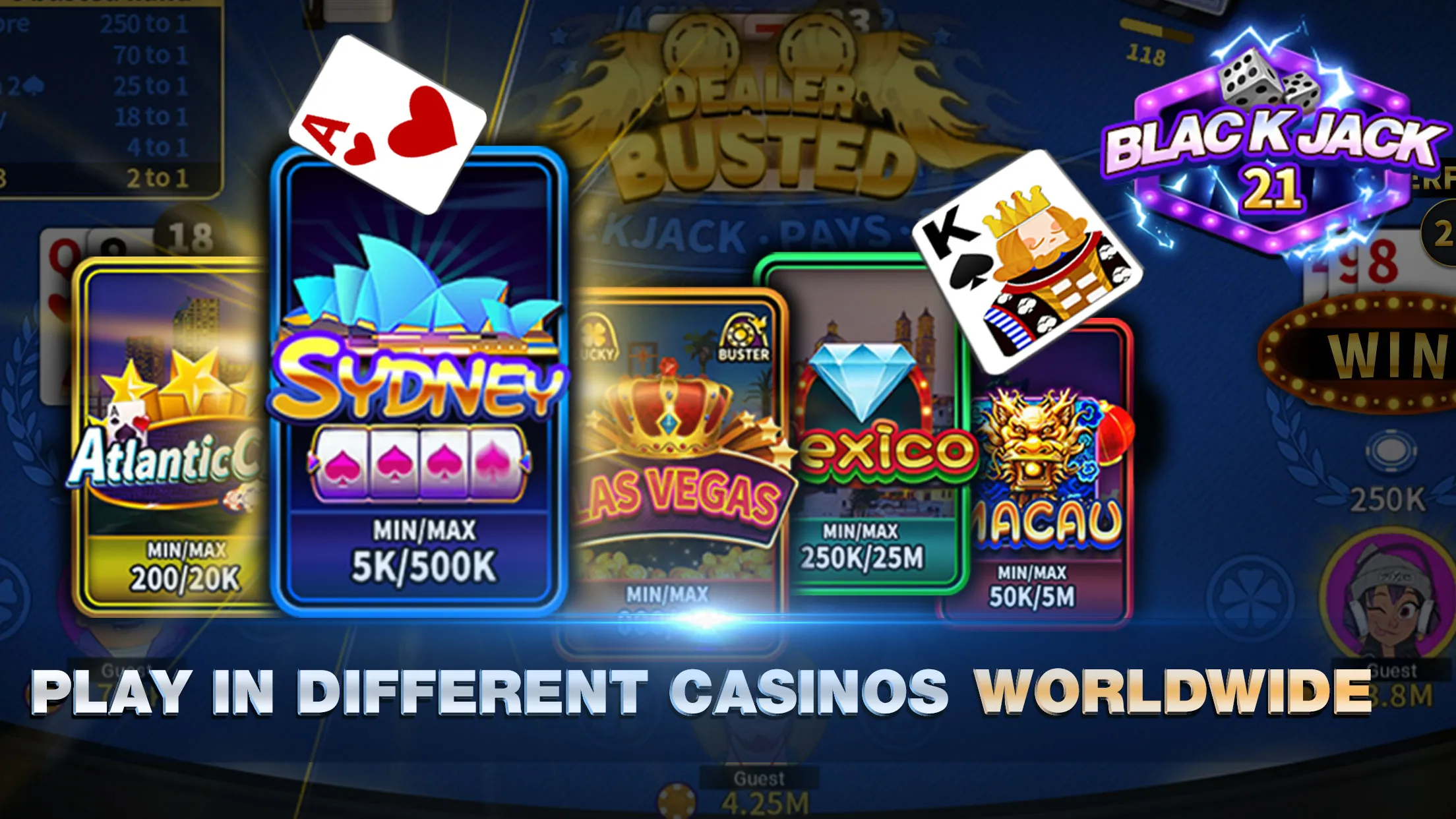 Blackjack 21 Online & Offline | Indus Appstore | Screenshot