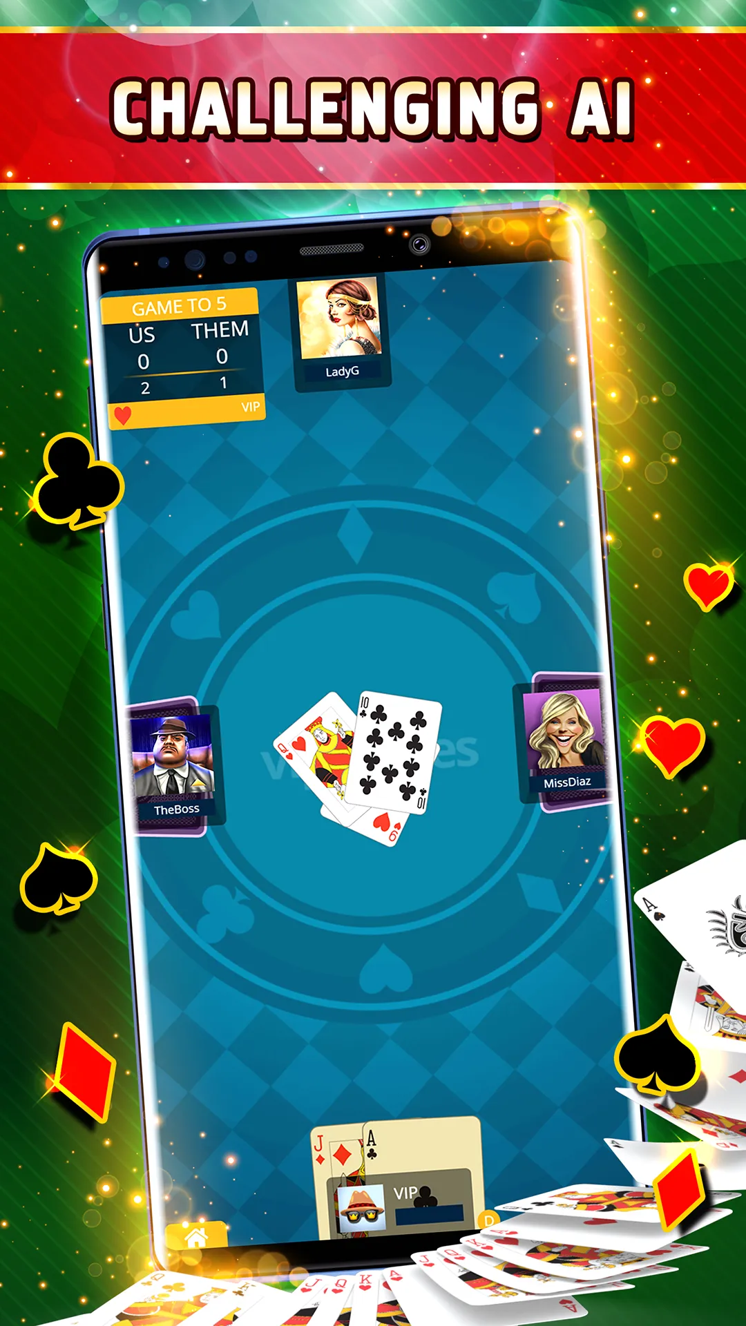 Euchre Offline - Single Player | Indus Appstore | Screenshot