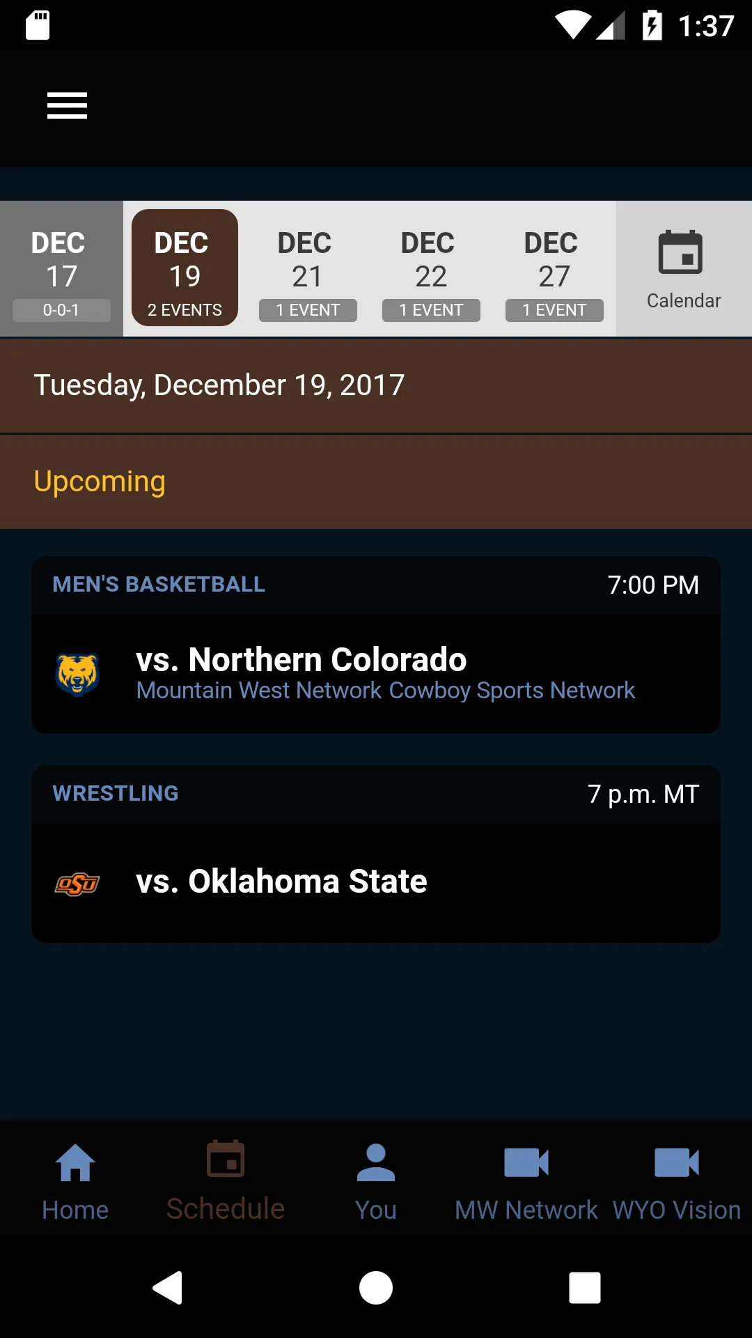 WYO Cowboys & Cowgirls Gameday | Indus Appstore | Screenshot