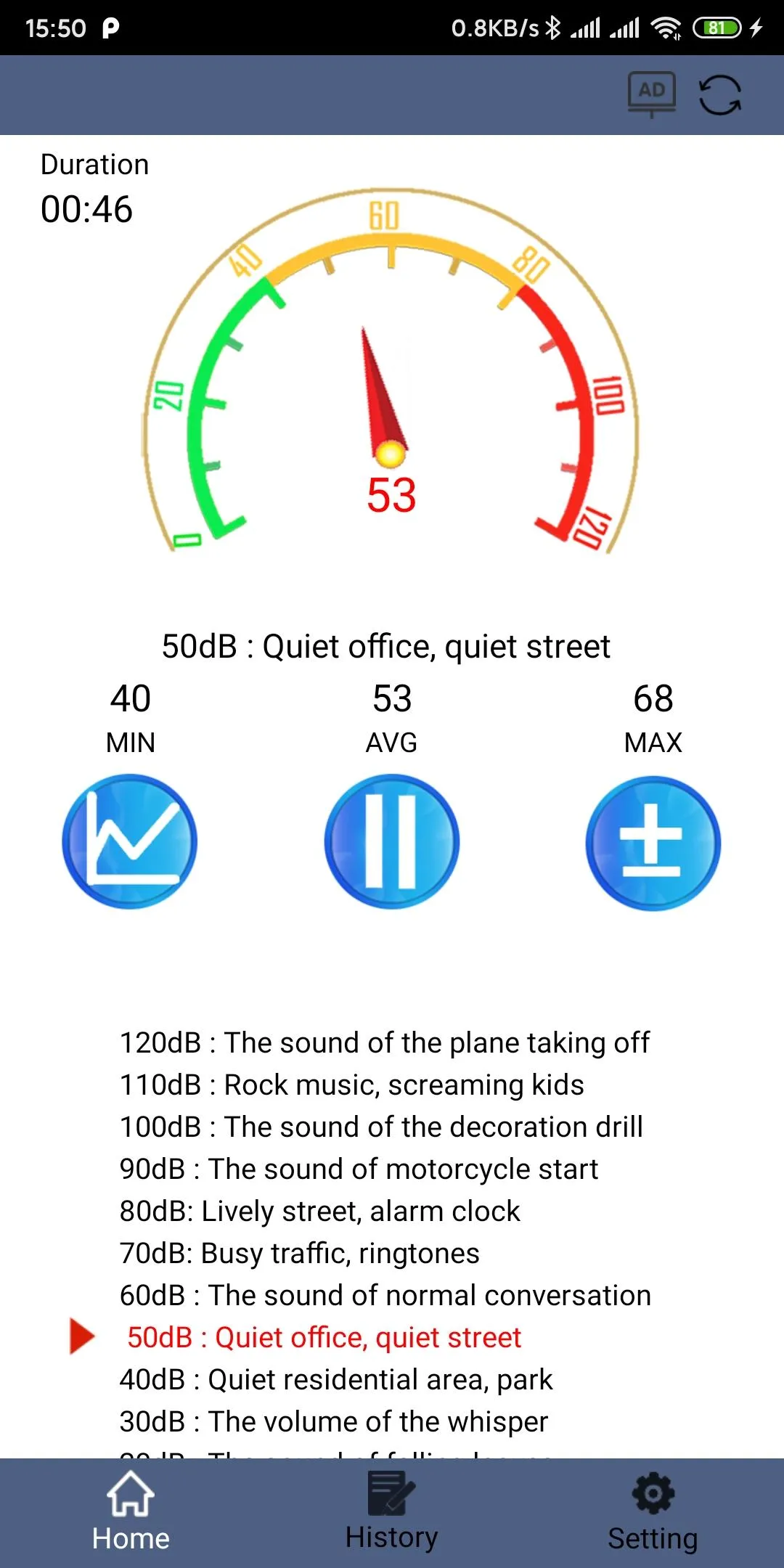 Sound meter | Noise detector | | Indus Appstore | Screenshot