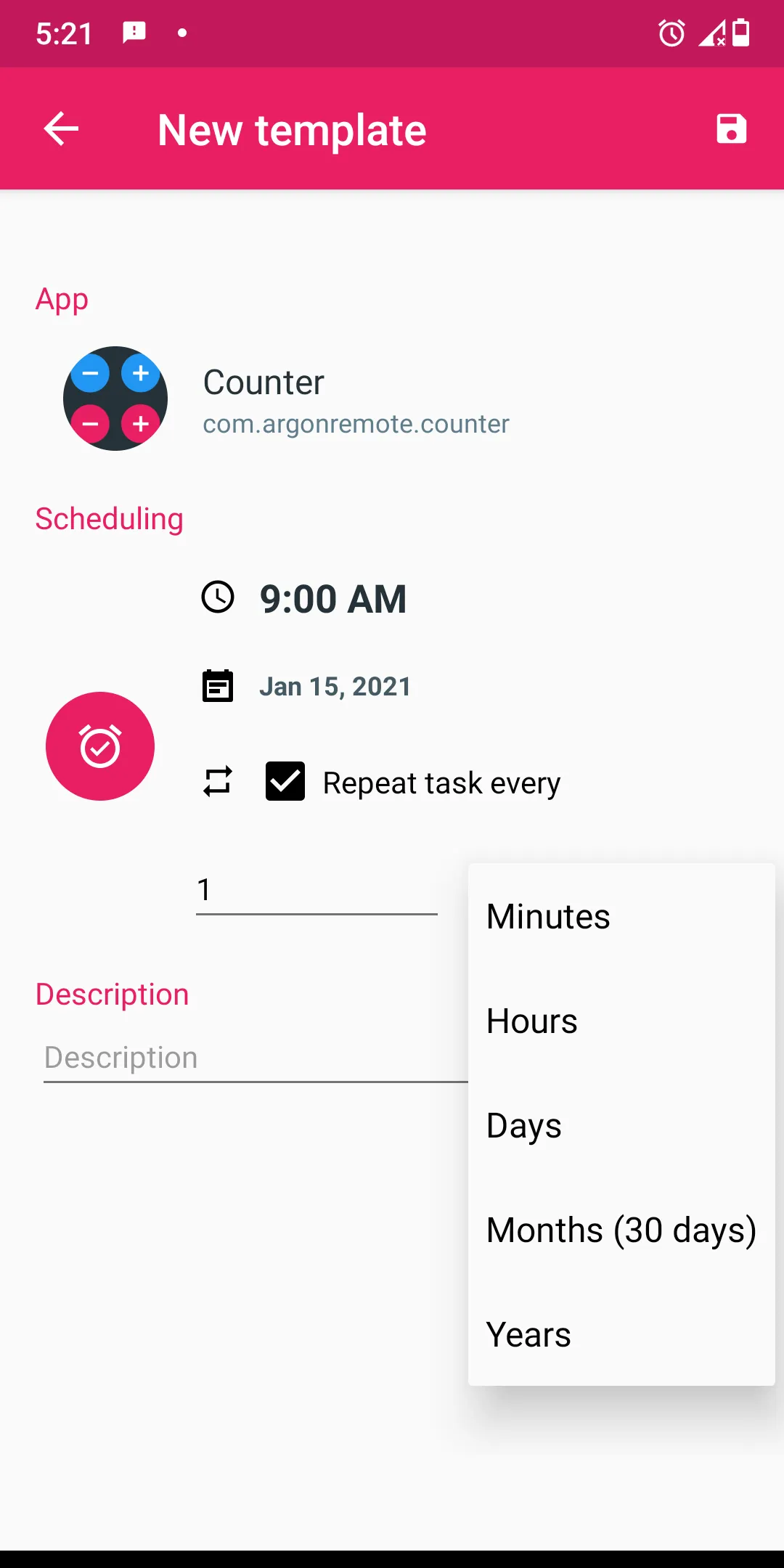 Open App Scheduler | Indus Appstore | Screenshot