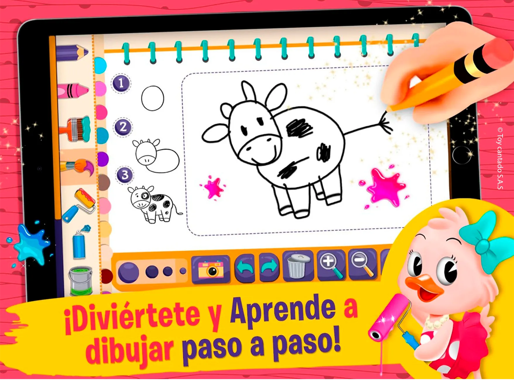 Dibujar y Colorear: La Vaca Lo | Indus Appstore | Screenshot