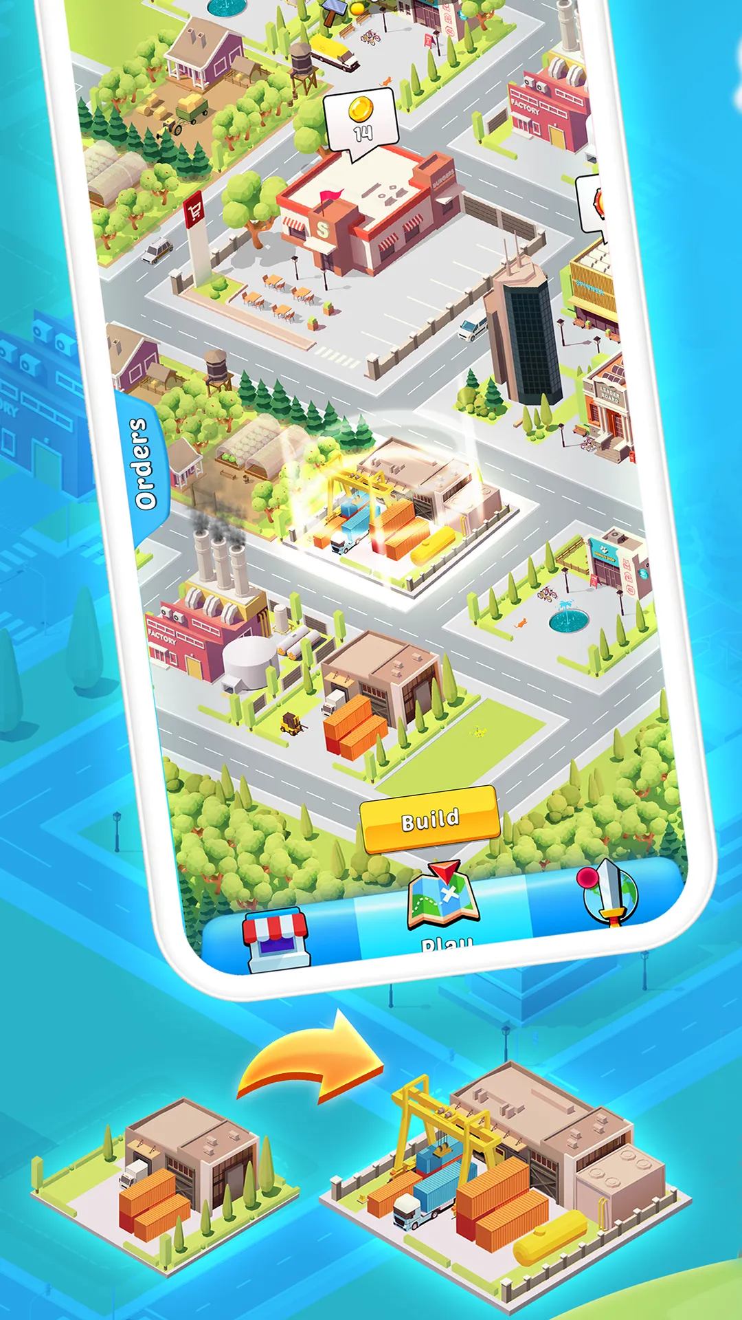 Merge Delivery - Build A City | Indus Appstore | Screenshot