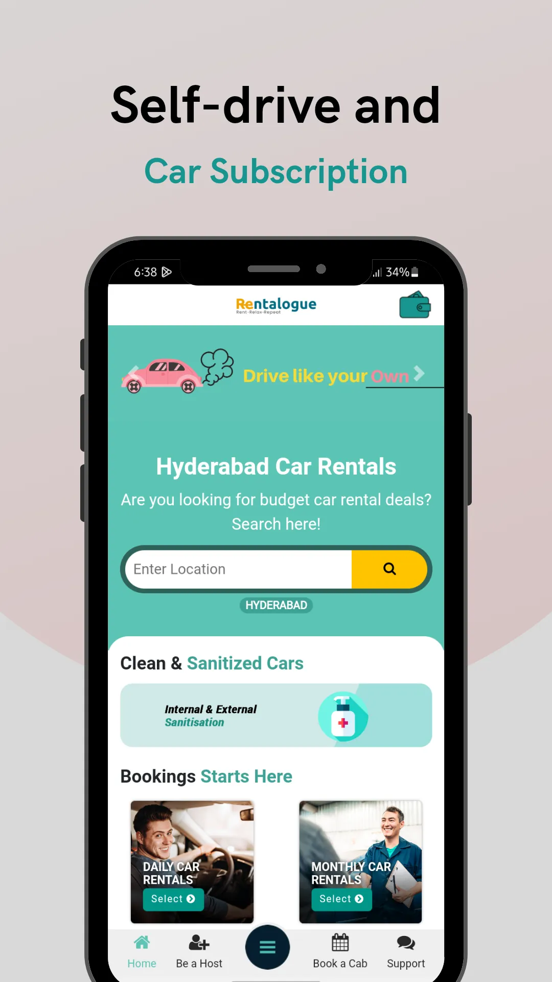 Rentalogue: Car Rent & Sharing | Indus Appstore | Screenshot