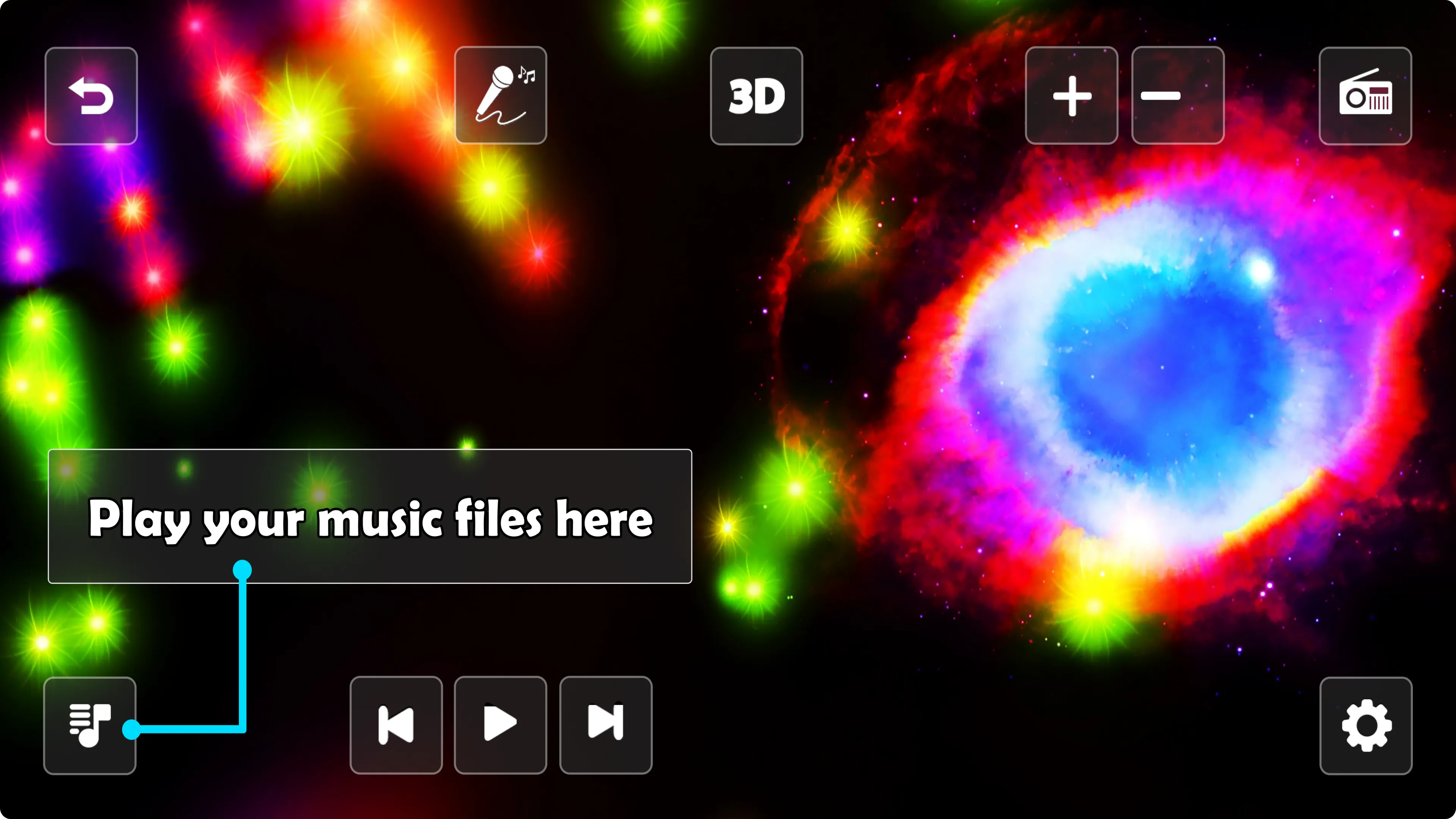 Astral 3D FX Music Visualizer | Indus Appstore | Screenshot