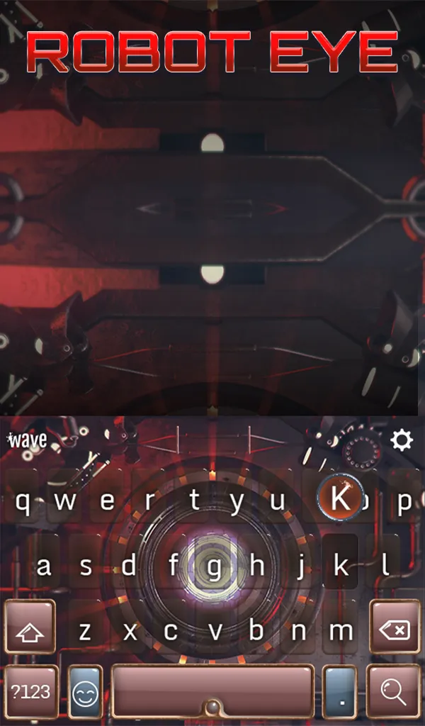 Robot Eye Keyboard & Wallpaper | Indus Appstore | Screenshot