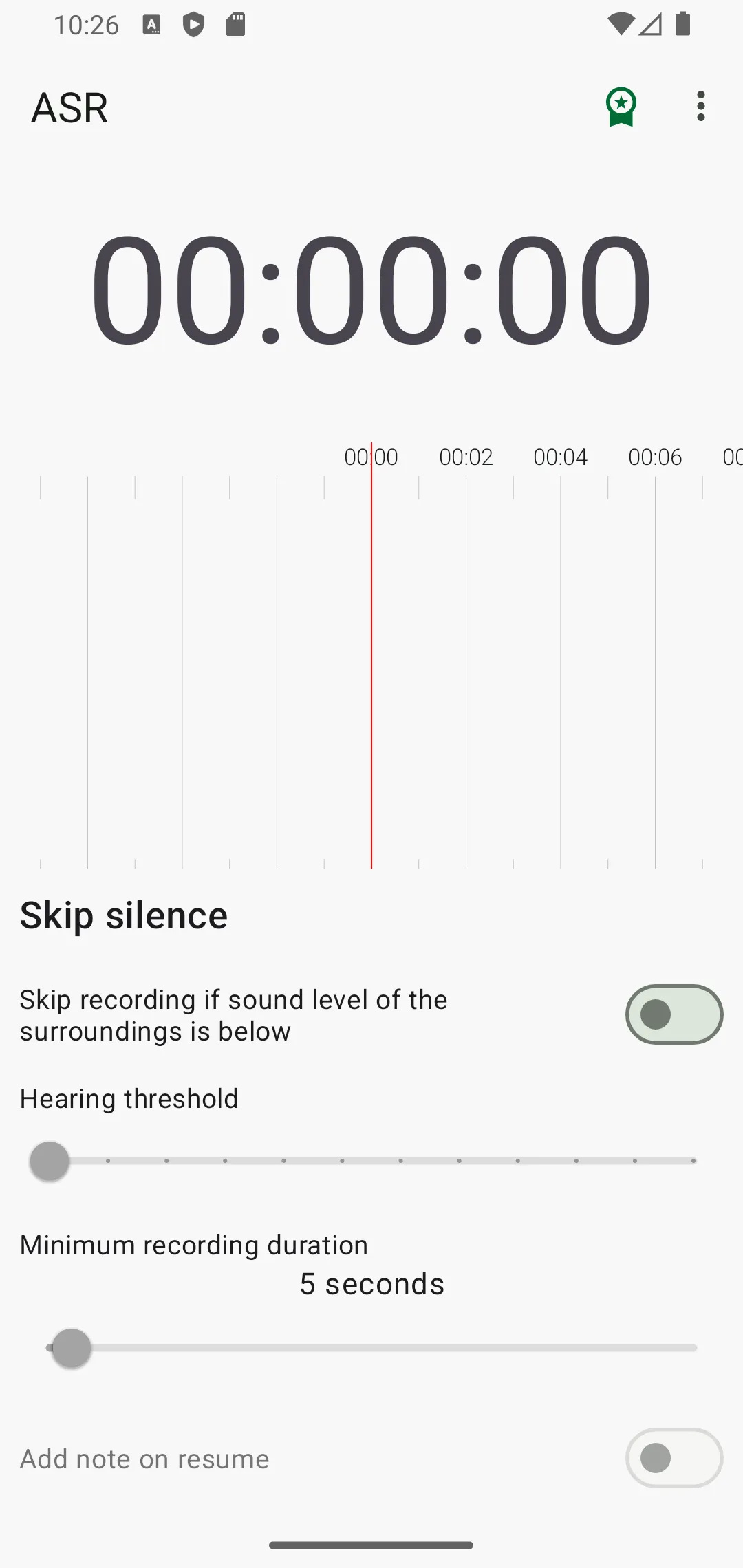 ASR Voice Recorder | Indus Appstore | Screenshot