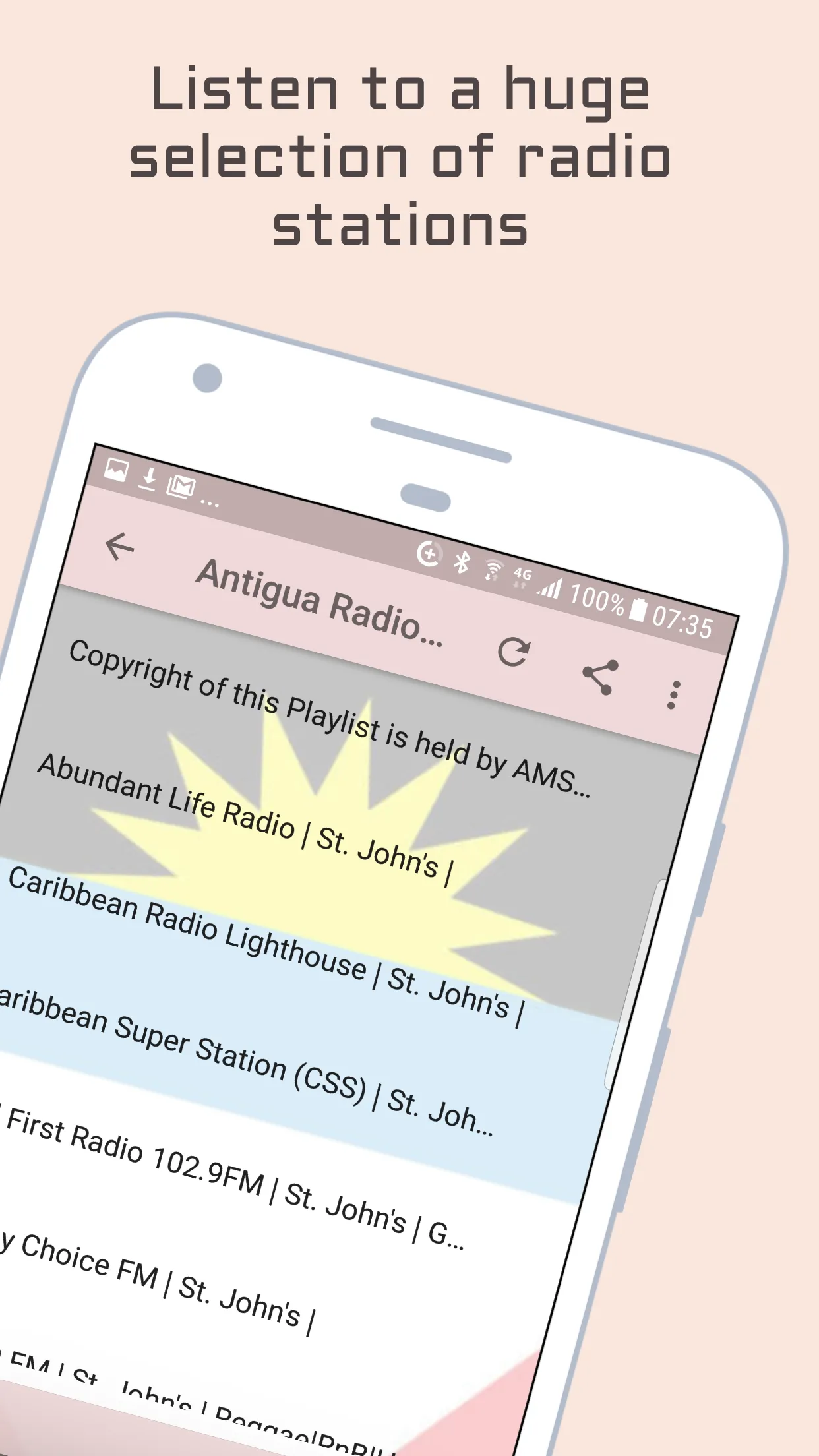 Antigua Radio Music & News | Indus Appstore | Screenshot