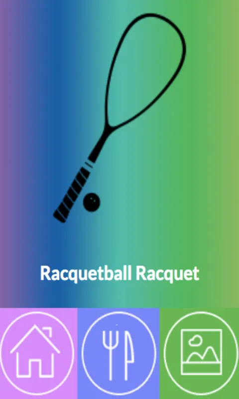 The Racquetball Racquet Info | Indus Appstore | Screenshot