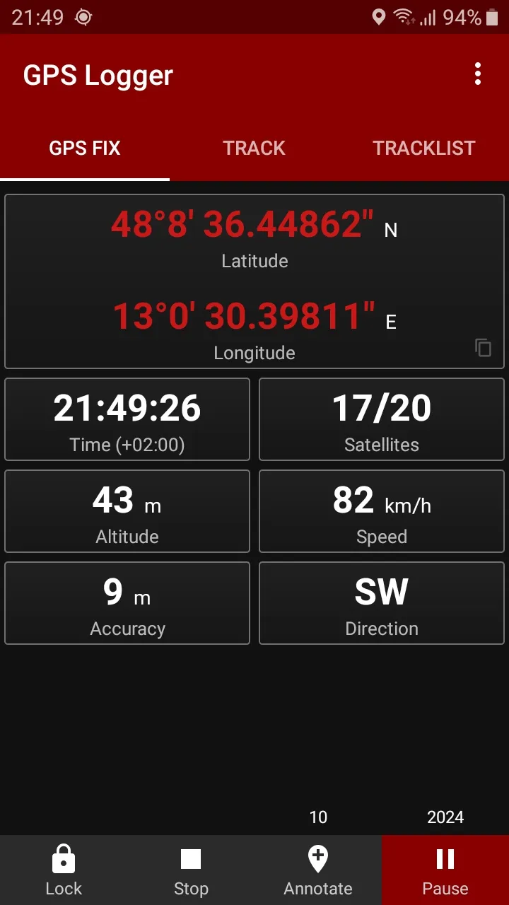 GPS Logger | Indus Appstore | Screenshot