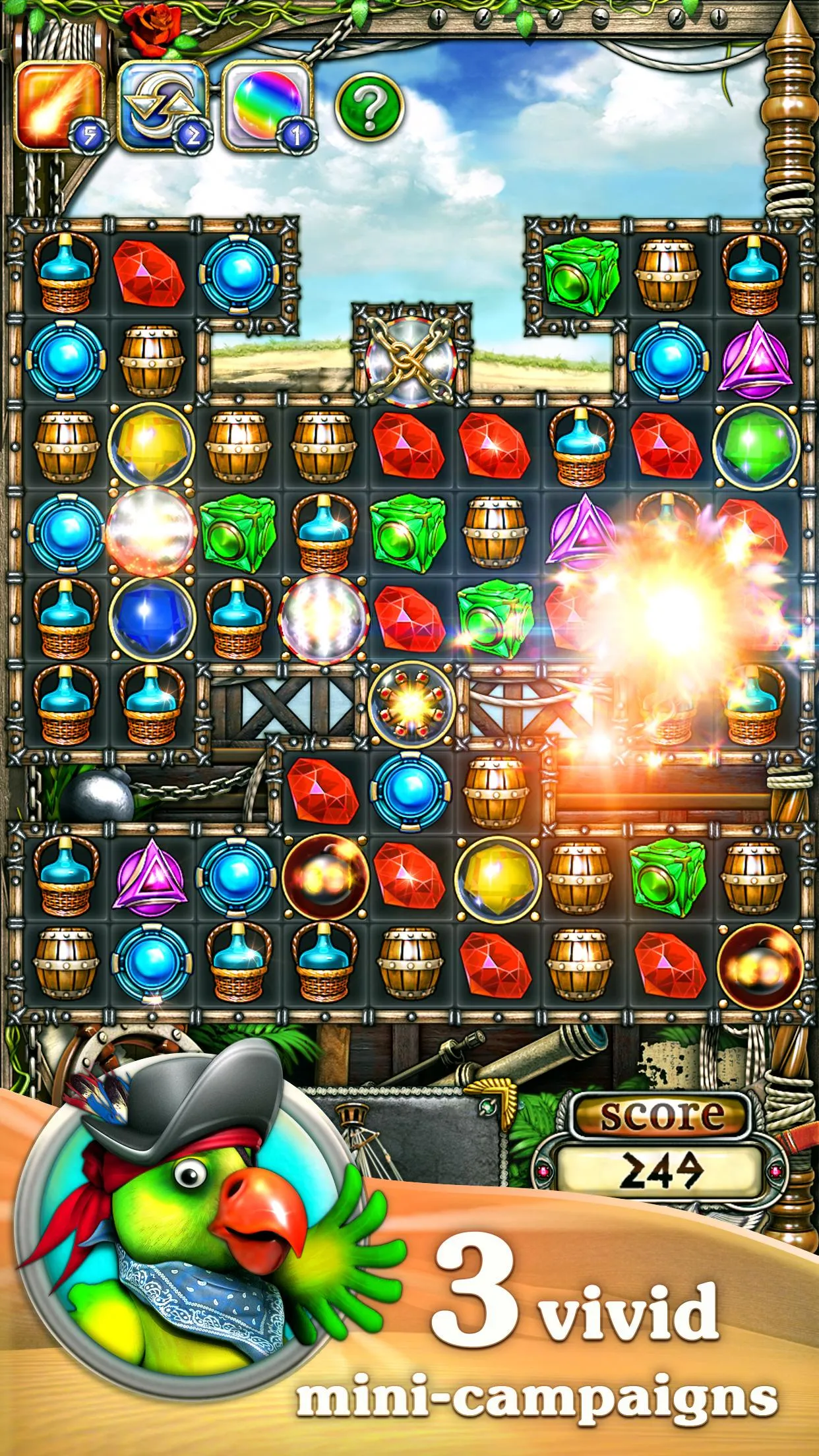 Jewellust Endless: match 3 | Indus Appstore | Screenshot