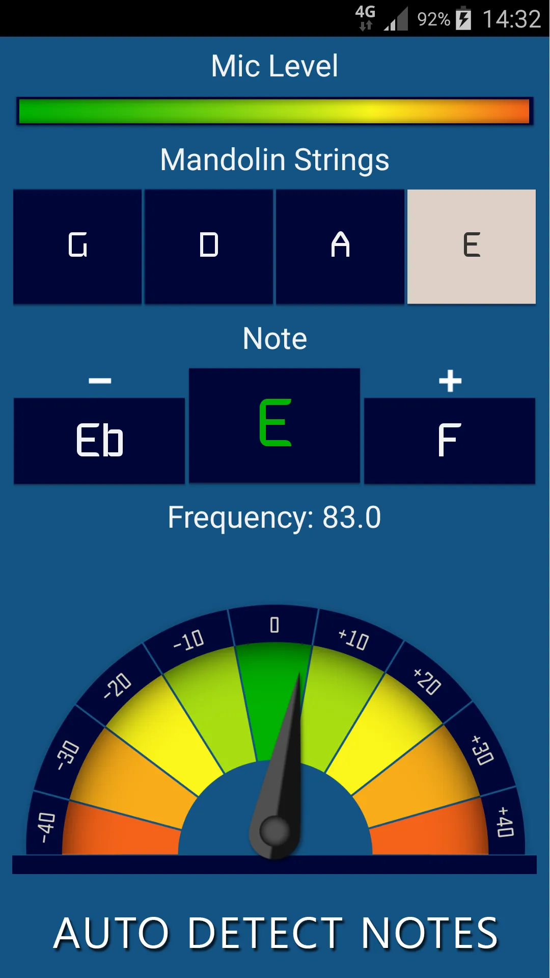 Mandolin Tuner: Fast & Precise | Indus Appstore | Screenshot