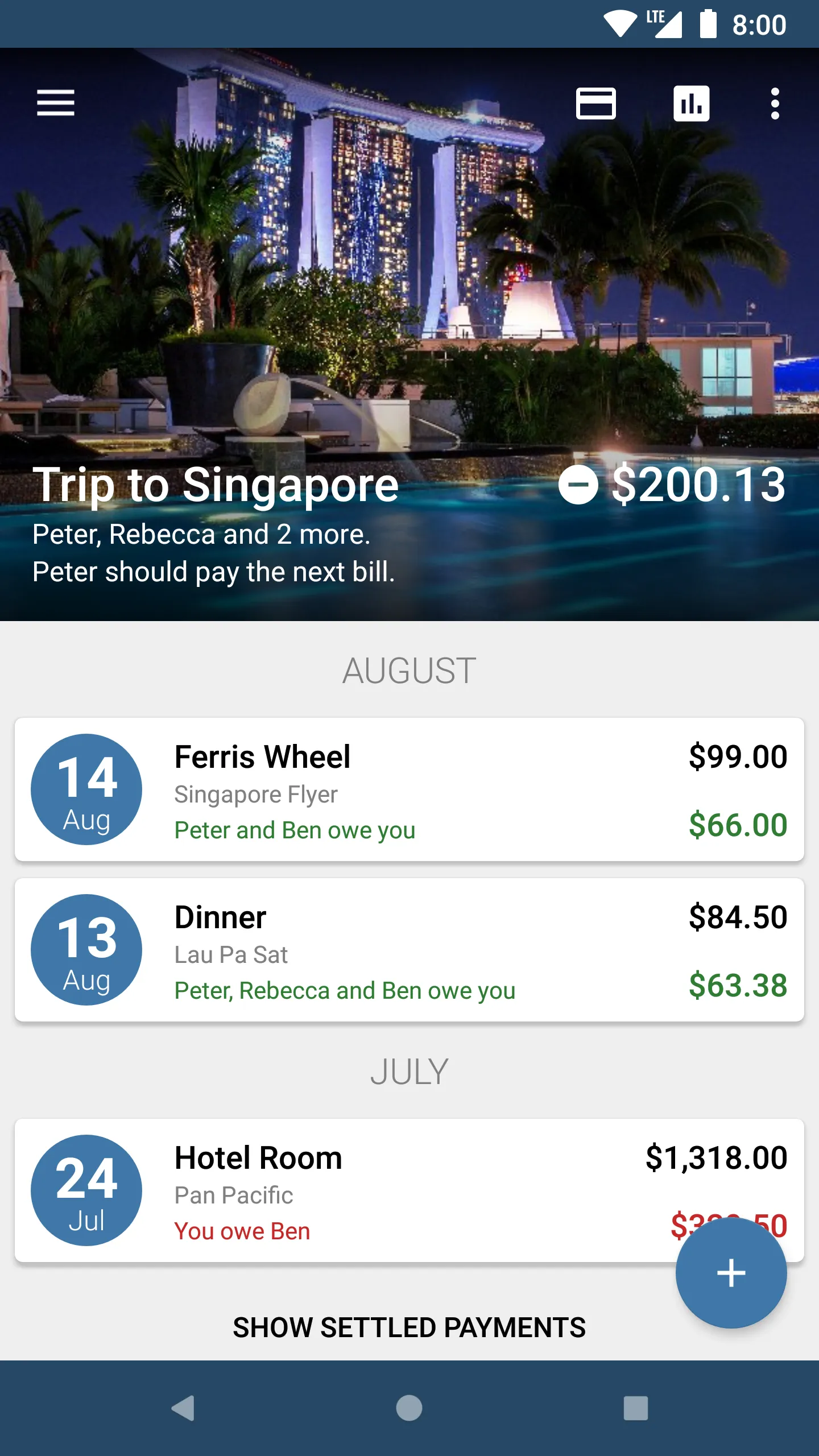 Detible - Shared Bills and Gro | Indus Appstore | Screenshot