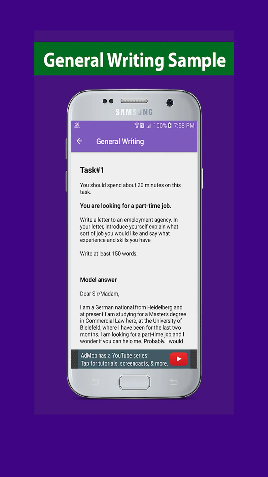 IELTS Writing App 2024 | Indus Appstore | Screenshot