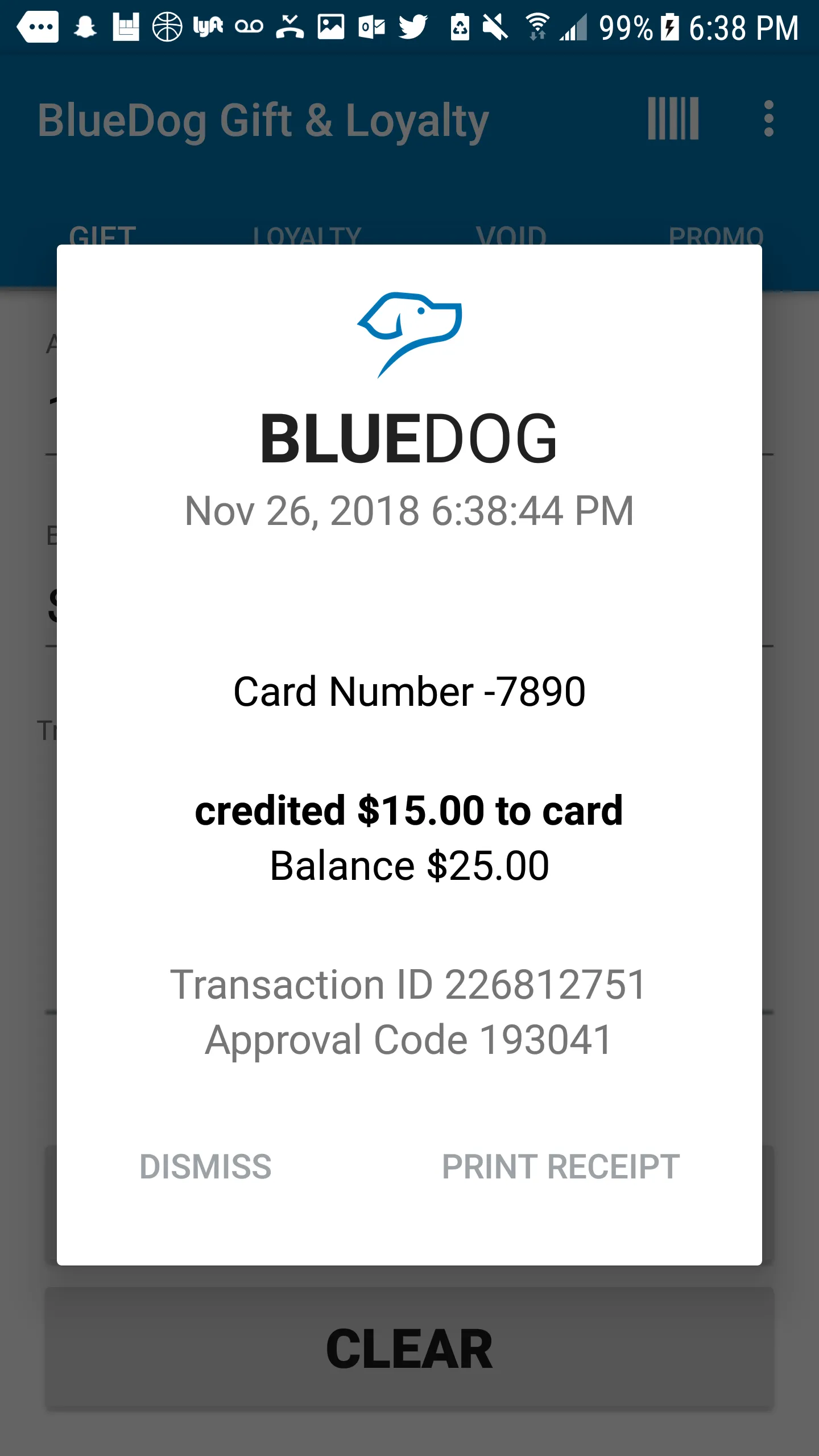 BLUEdog Gift and Loyalty | Indus Appstore | Screenshot