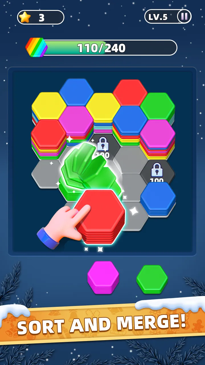 Hexa Master 3D - Color Sort | Indus Appstore | Screenshot