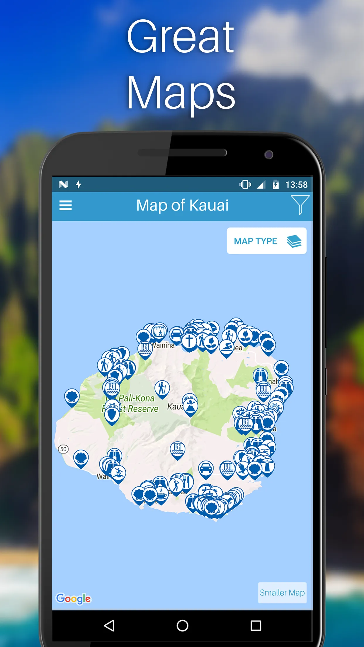 Kauai Travel Guide | Indus Appstore | Screenshot