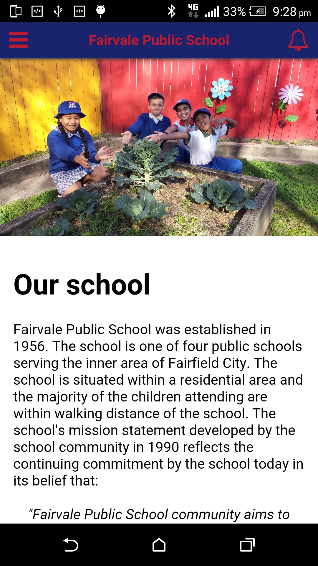 Fairvale Public School | Indus Appstore | Screenshot