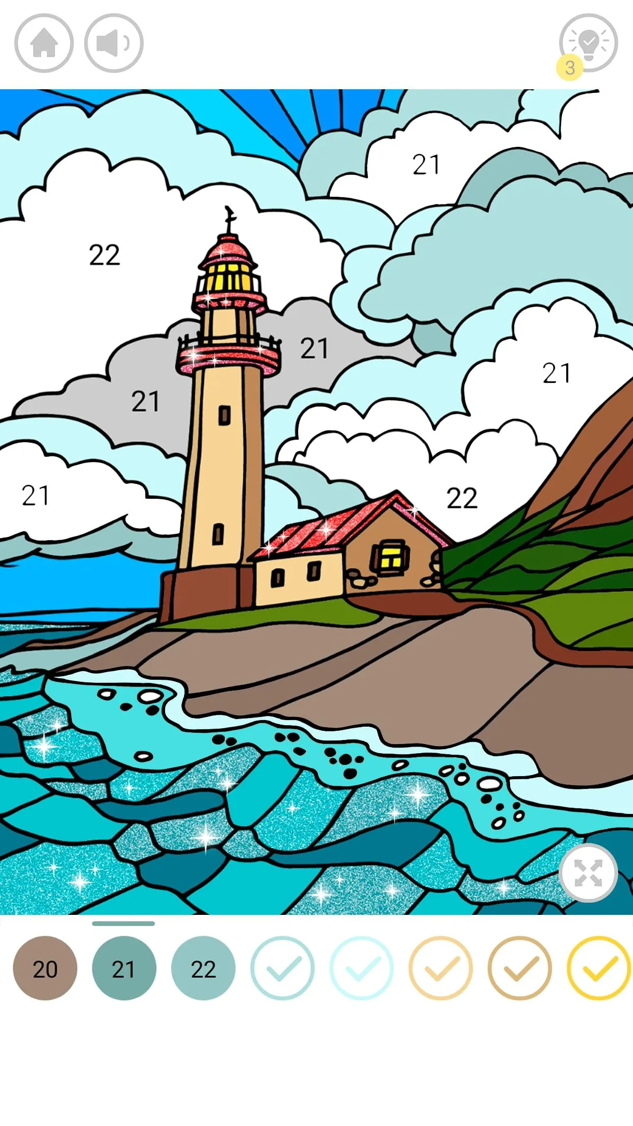 Relax Color by Number Game | Indus Appstore | Screenshot