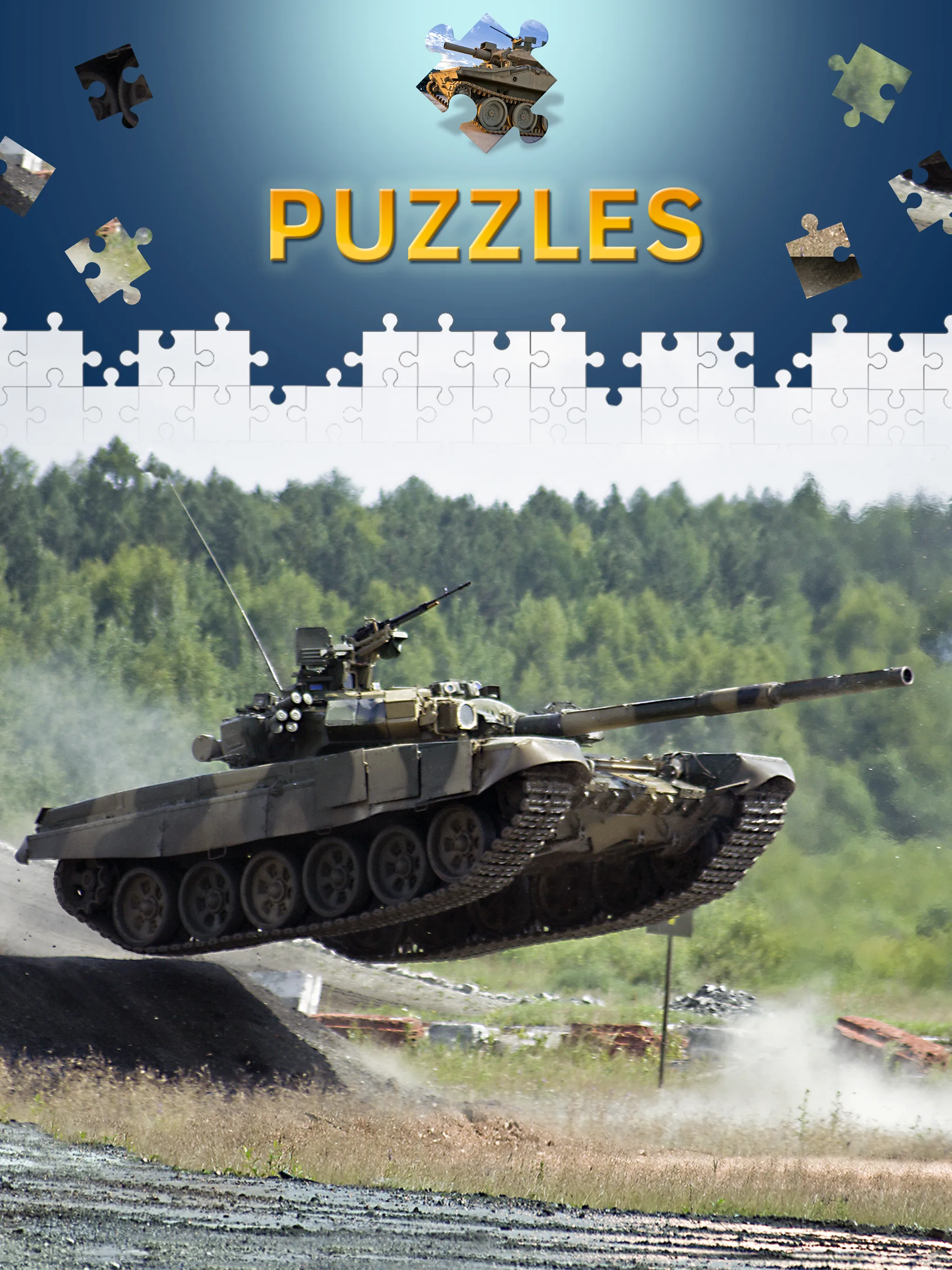 Military Tank Jigsaw Puzzles | Indus Appstore | Screenshot