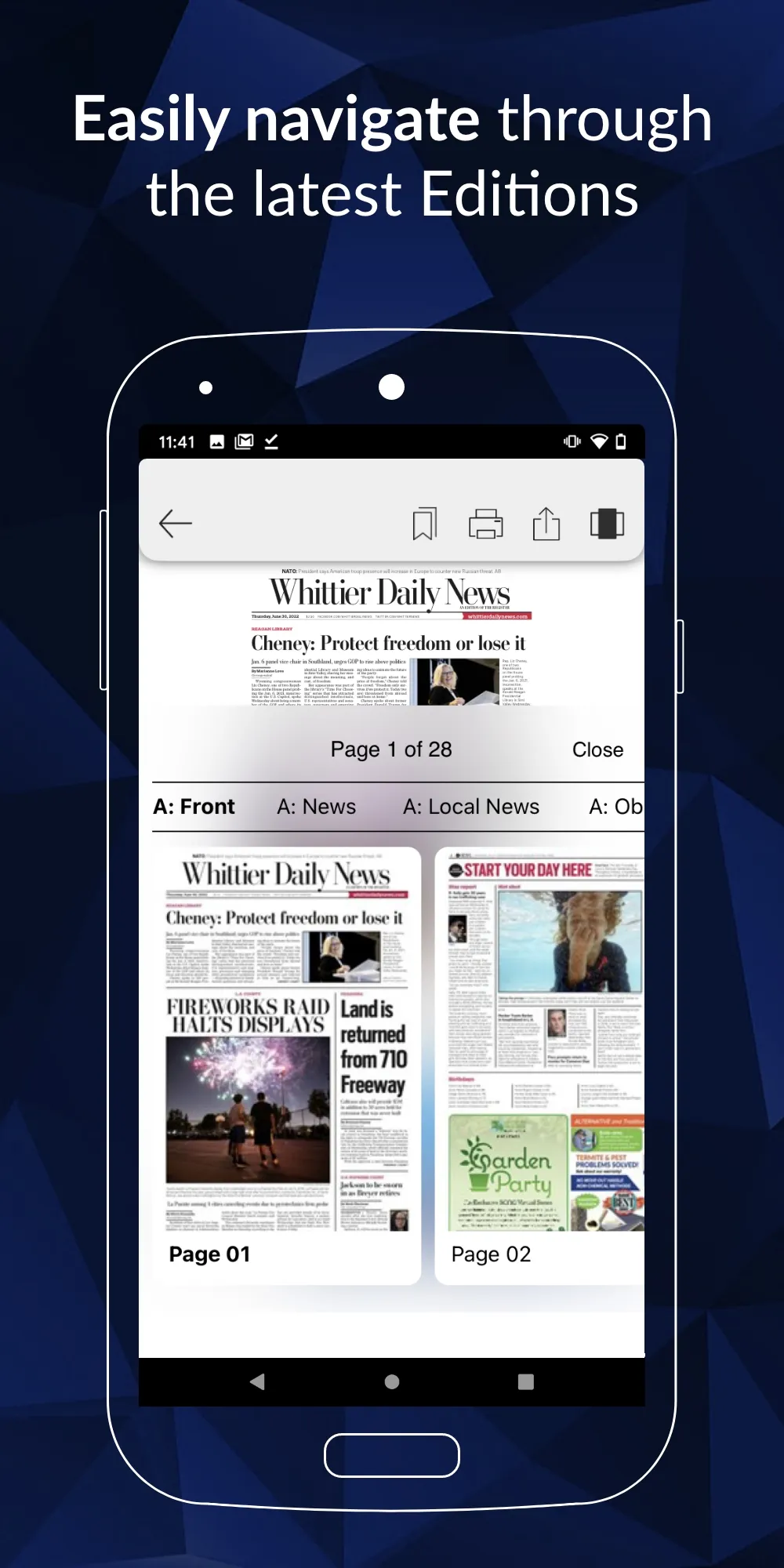 Whittier Daily News | Indus Appstore | Screenshot