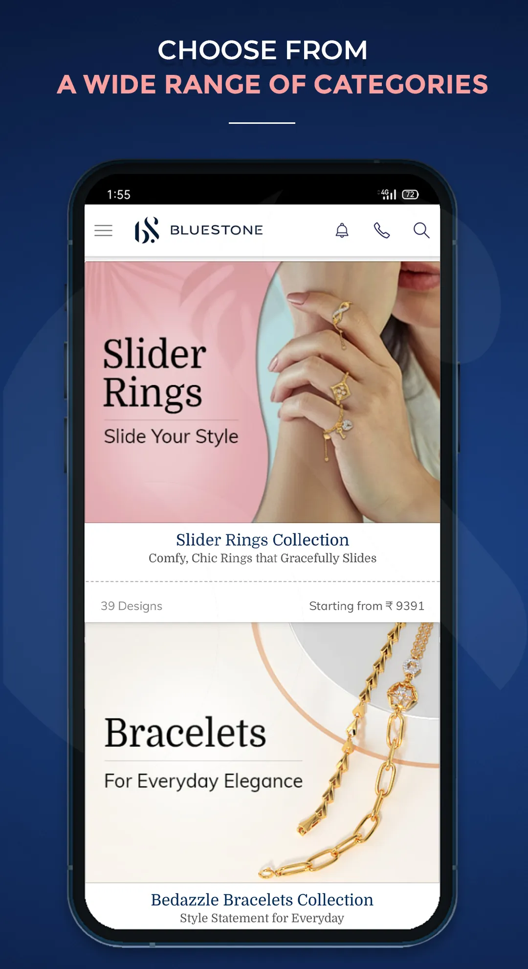 BlueStone Jewellery Online | Indus Appstore | Screenshot