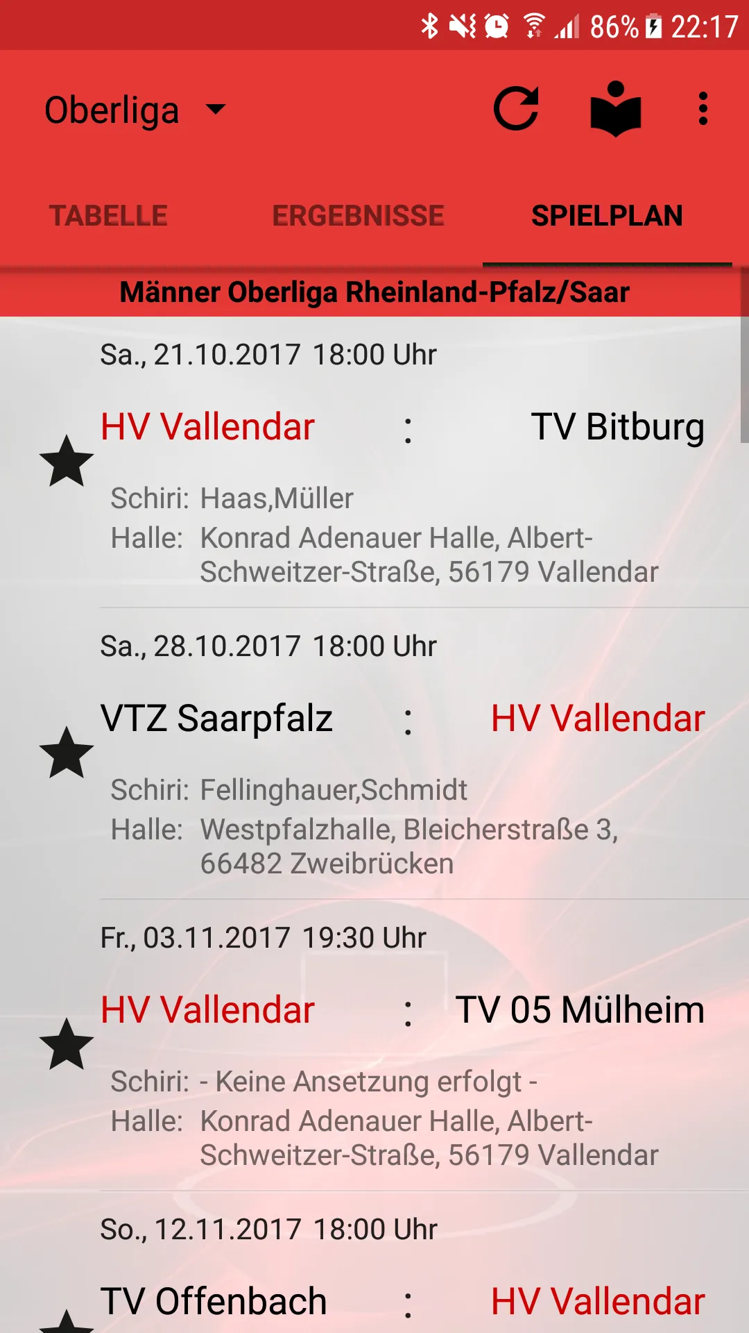 HV Vallendar | Indus Appstore | Screenshot