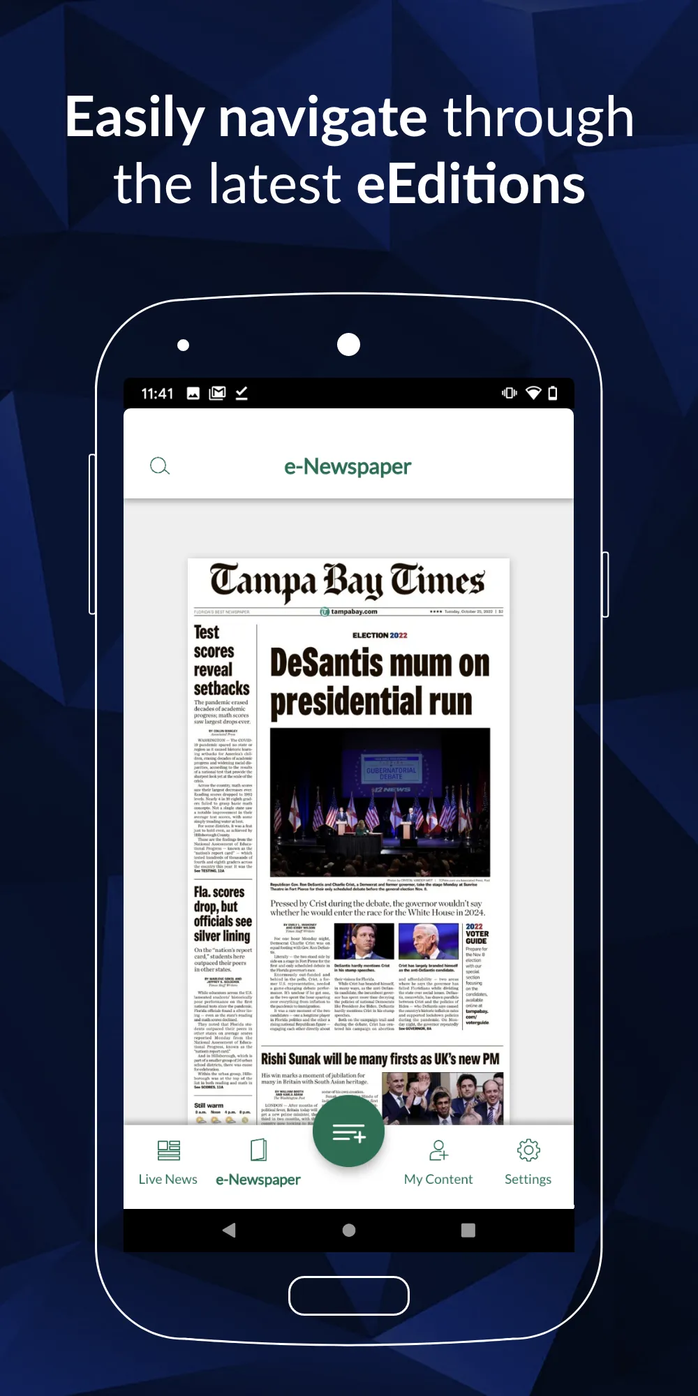 Tampa Bay Times e-Newspaper | Indus Appstore | Screenshot