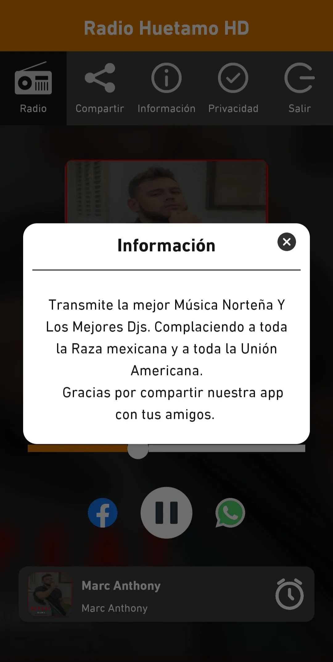 Radio Huetamo HD | Indus Appstore | Screenshot