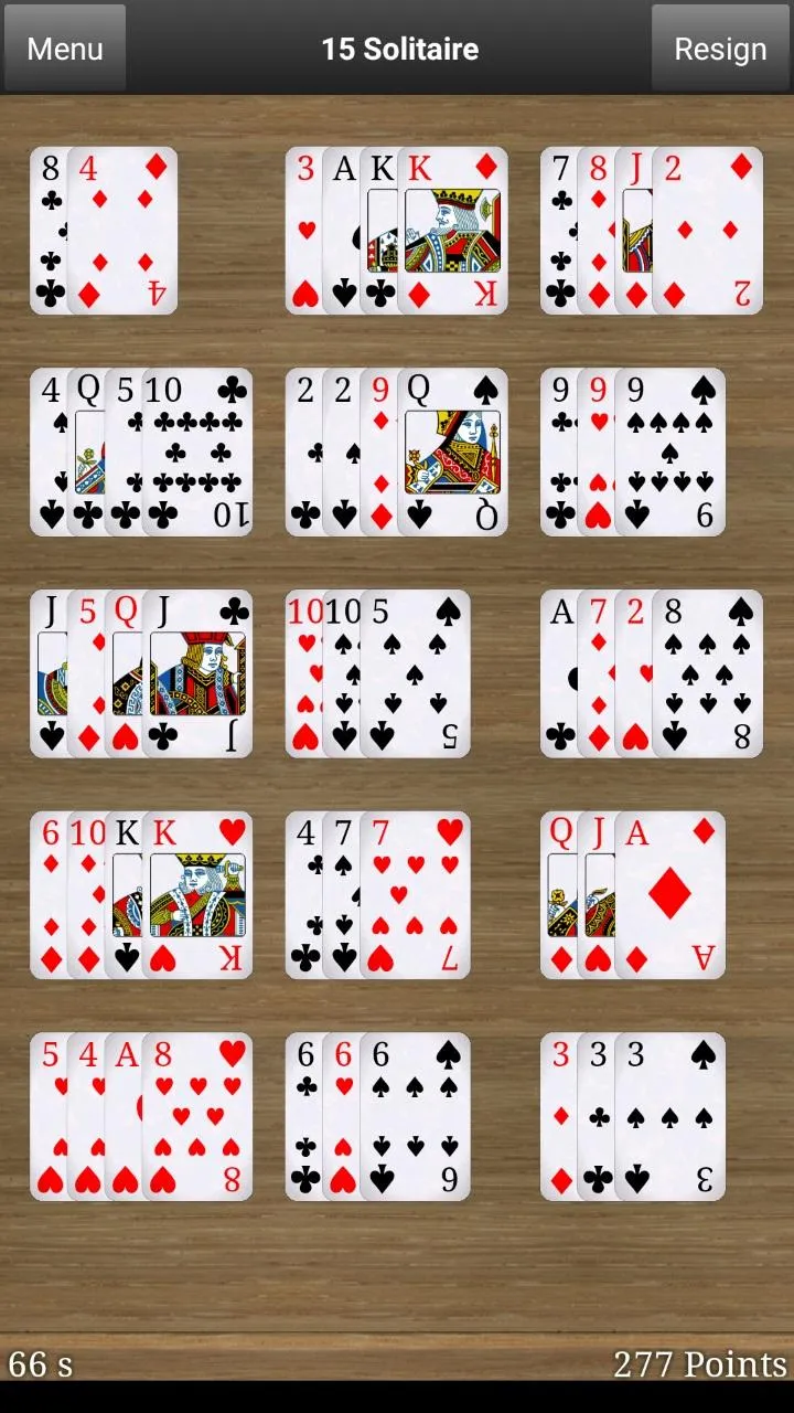 15 Solitaire | Indus Appstore | Screenshot