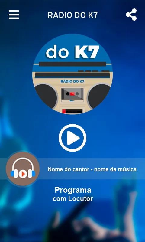 Rádio do K7 | Indus Appstore | Screenshot