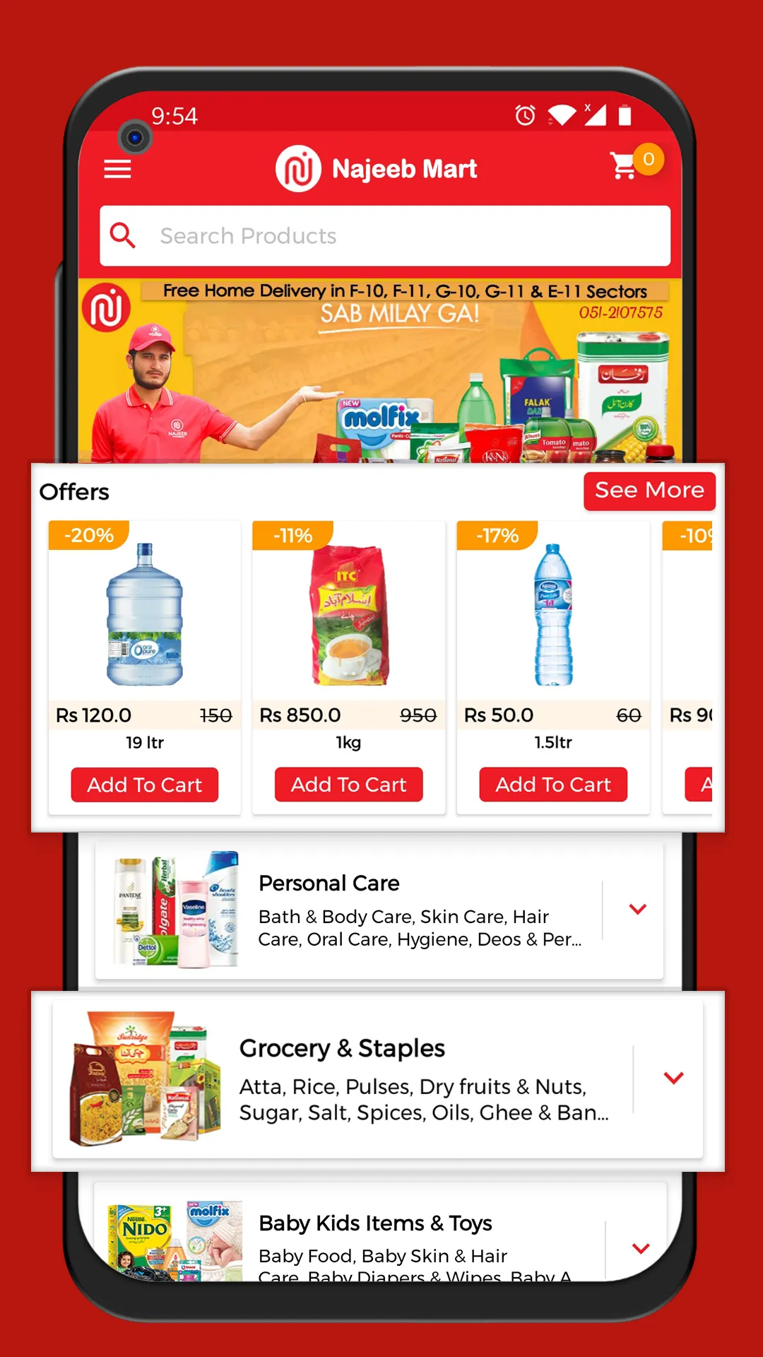 Najeeb Mart & Pharmacy | Indus Appstore | Screenshot