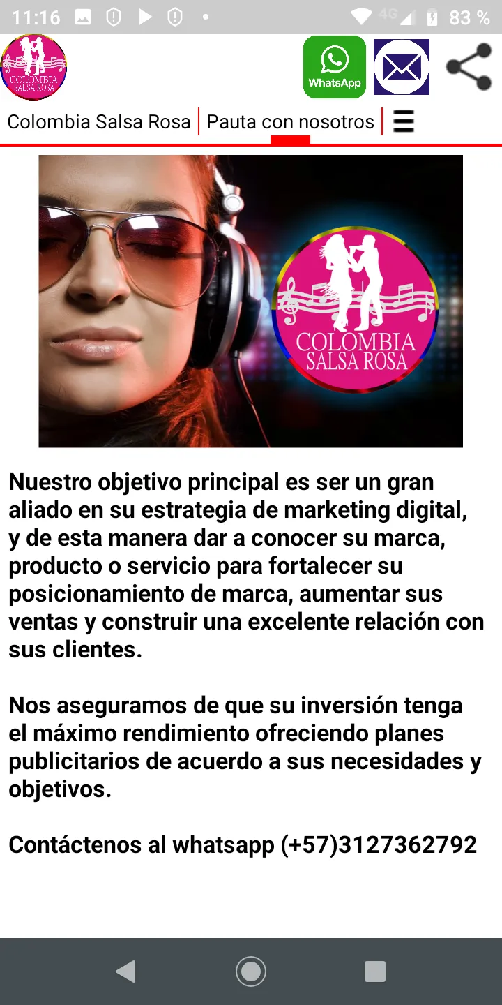 Colombia Salsa Rosa | Indus Appstore | Screenshot