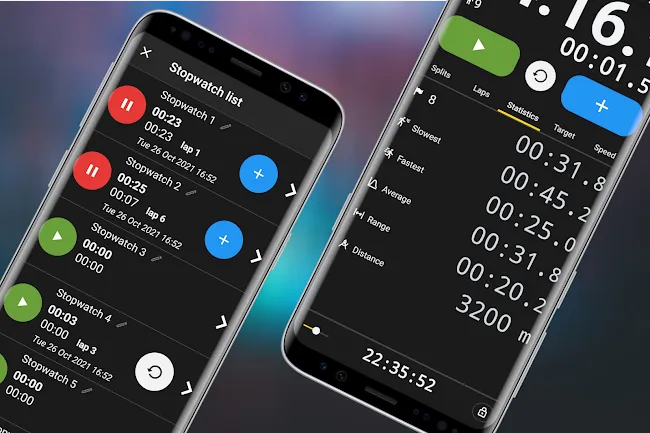 Stopwatch X: Sports Lap Timer | Indus Appstore | Screenshot