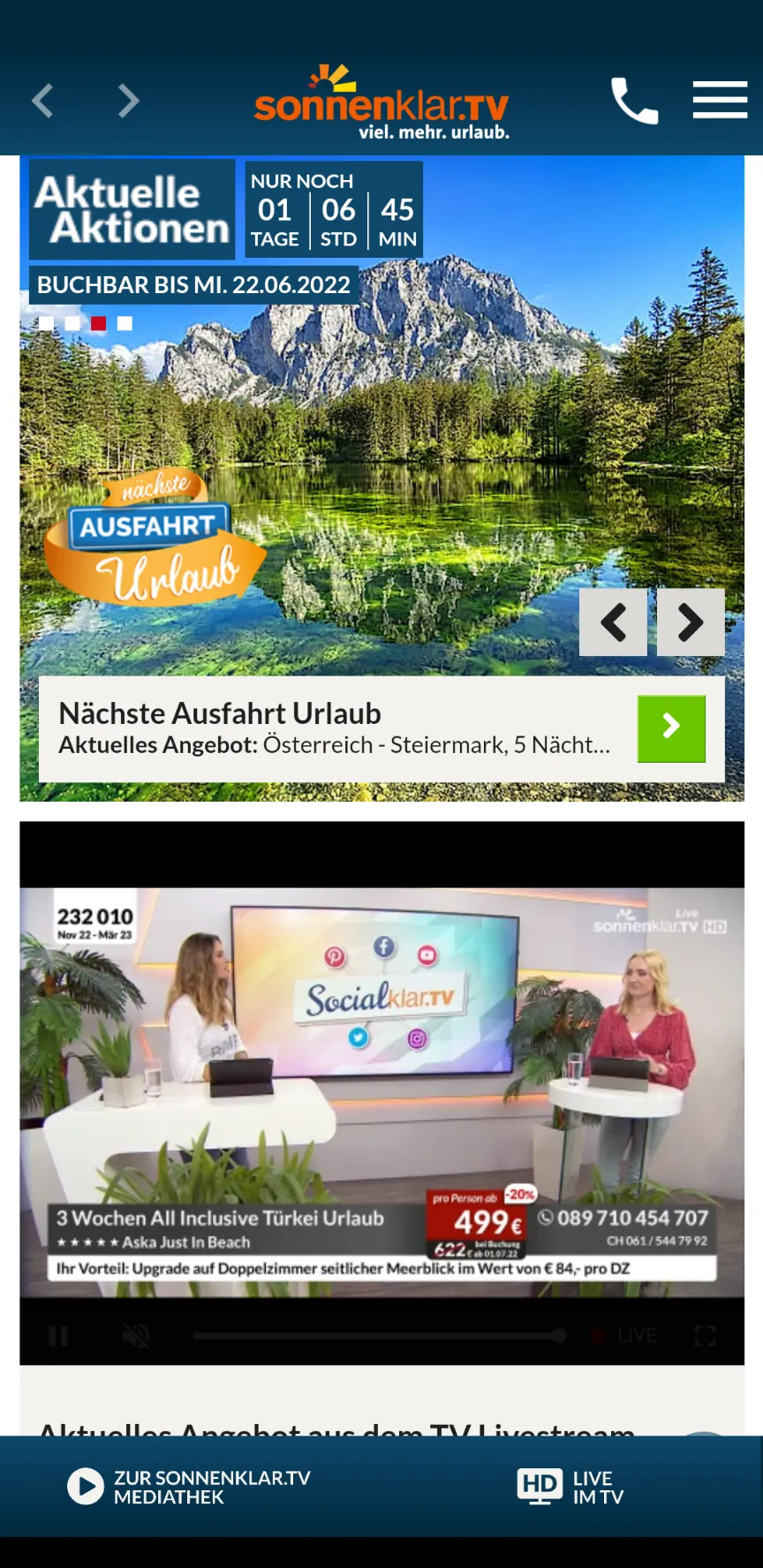 sonnenklar.TV – Günstig Reisen | Indus Appstore | Screenshot