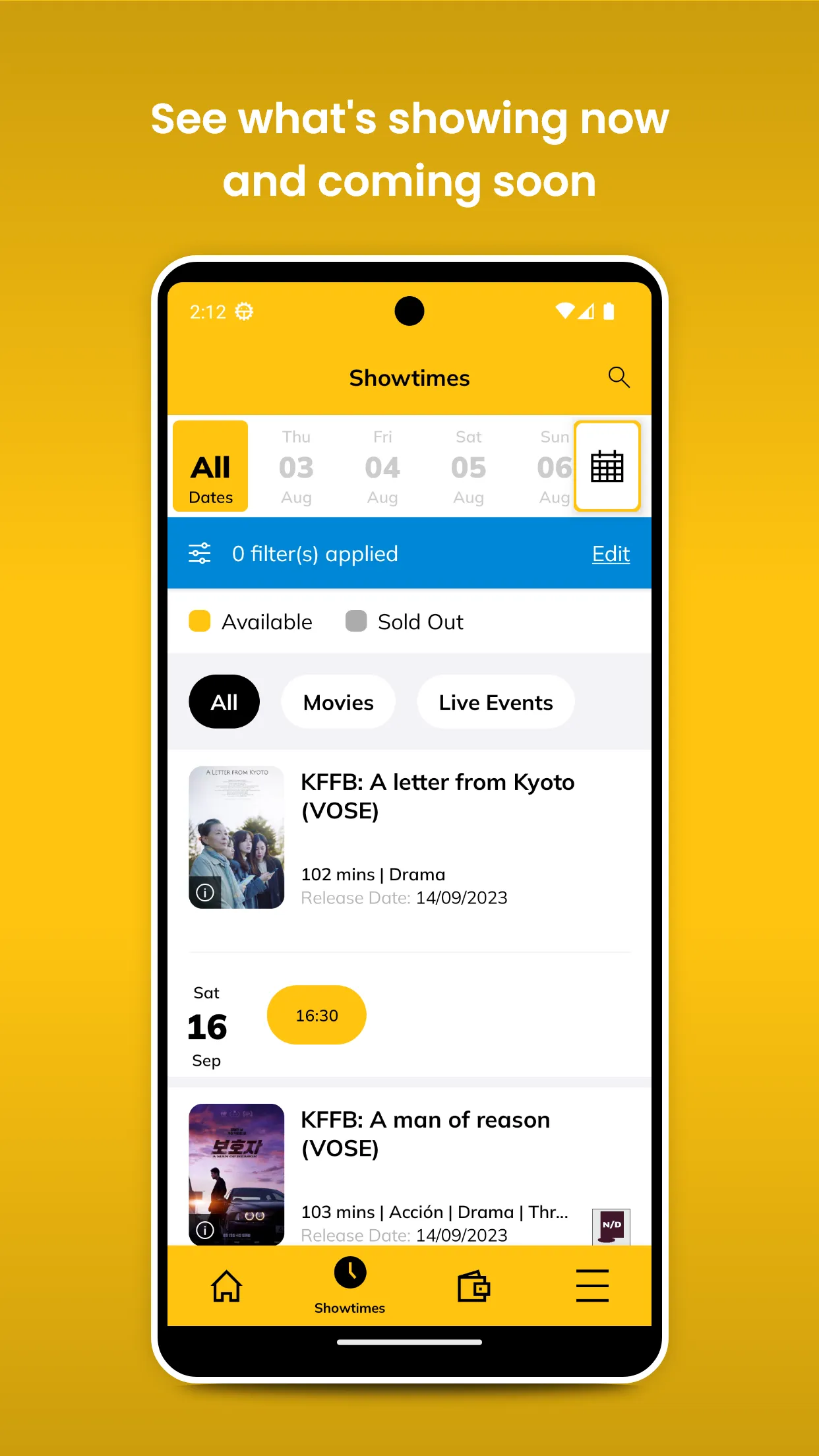 Cinemes Girona | Indus Appstore | Screenshot