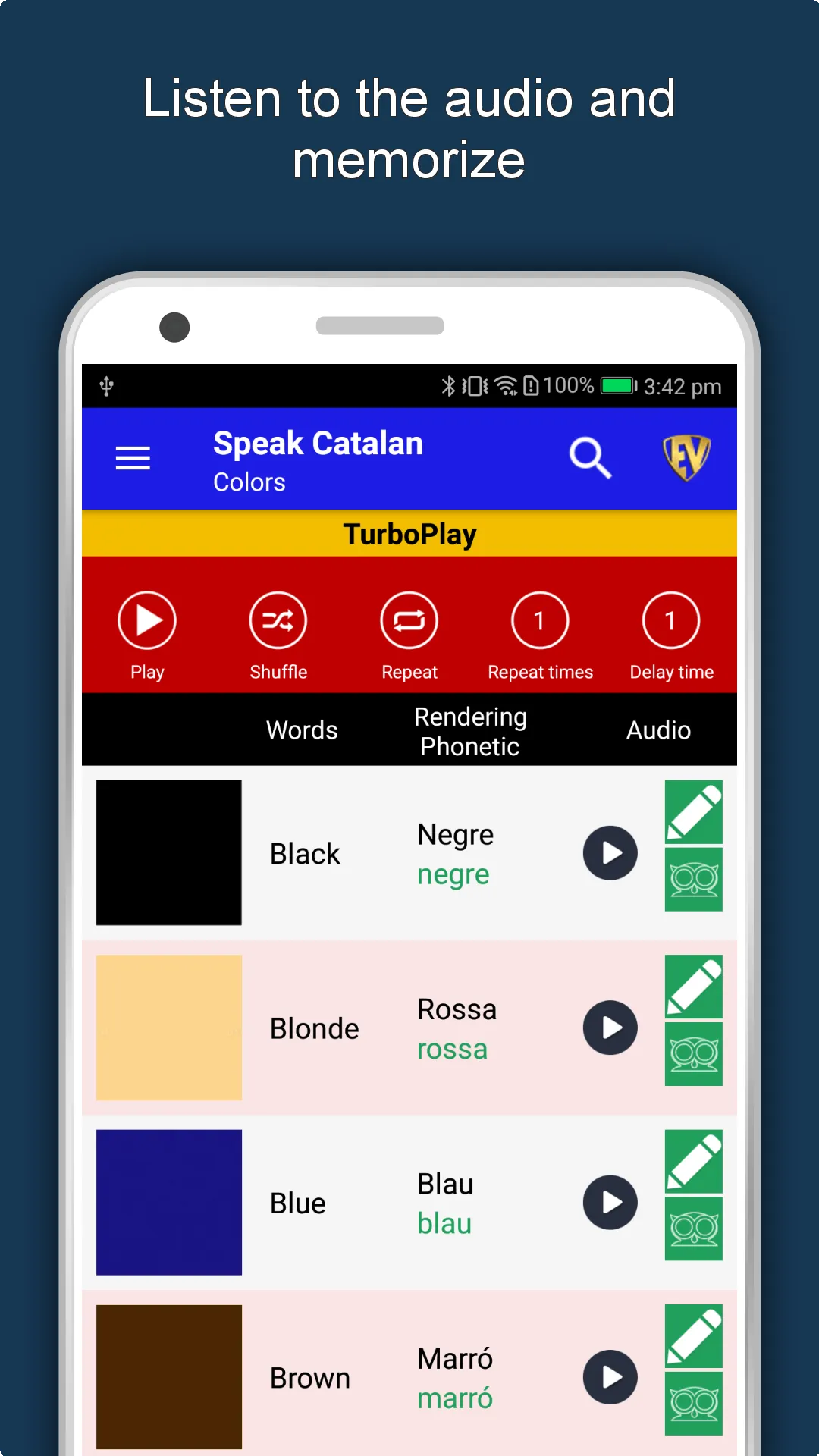 Learn Catalan Language Offline | Indus Appstore | Screenshot