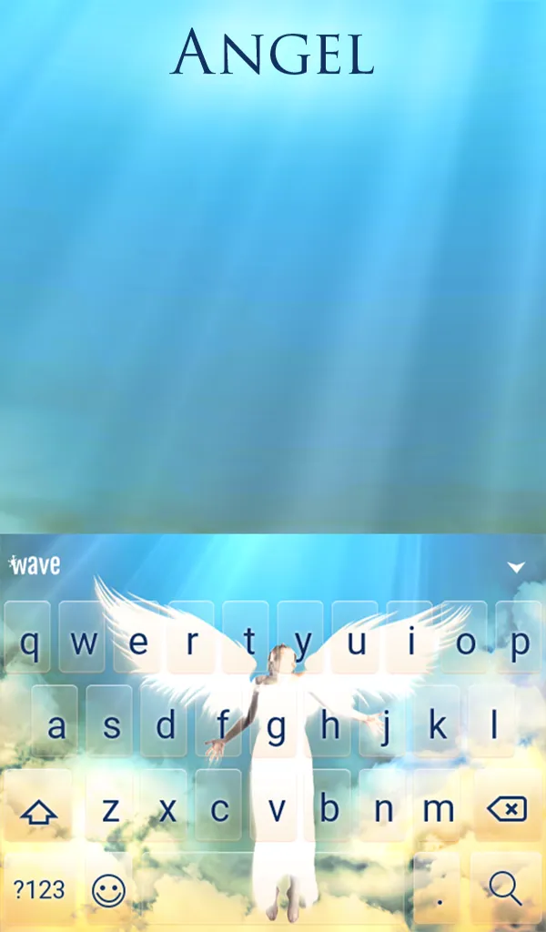 Angel Keyboard Live Wallpaper | Indus Appstore | Screenshot