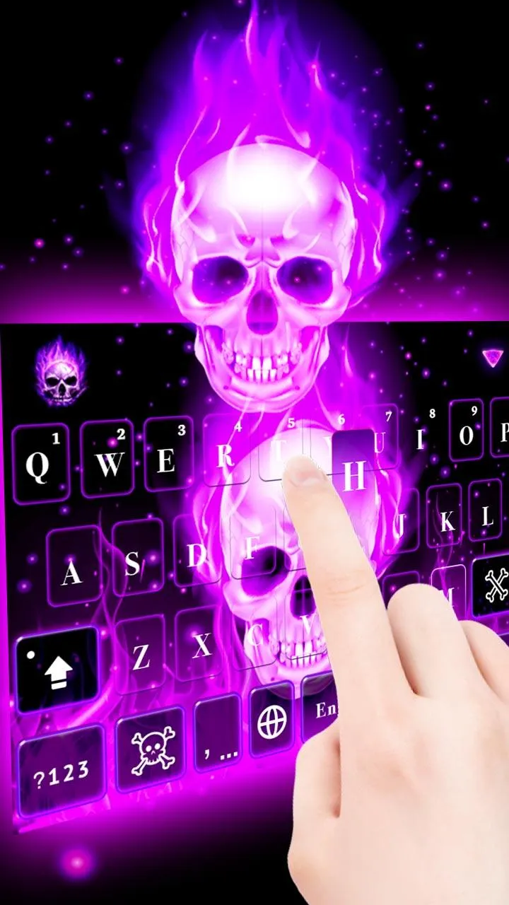 Skeleton Keyboard Theme | Indus Appstore | Screenshot